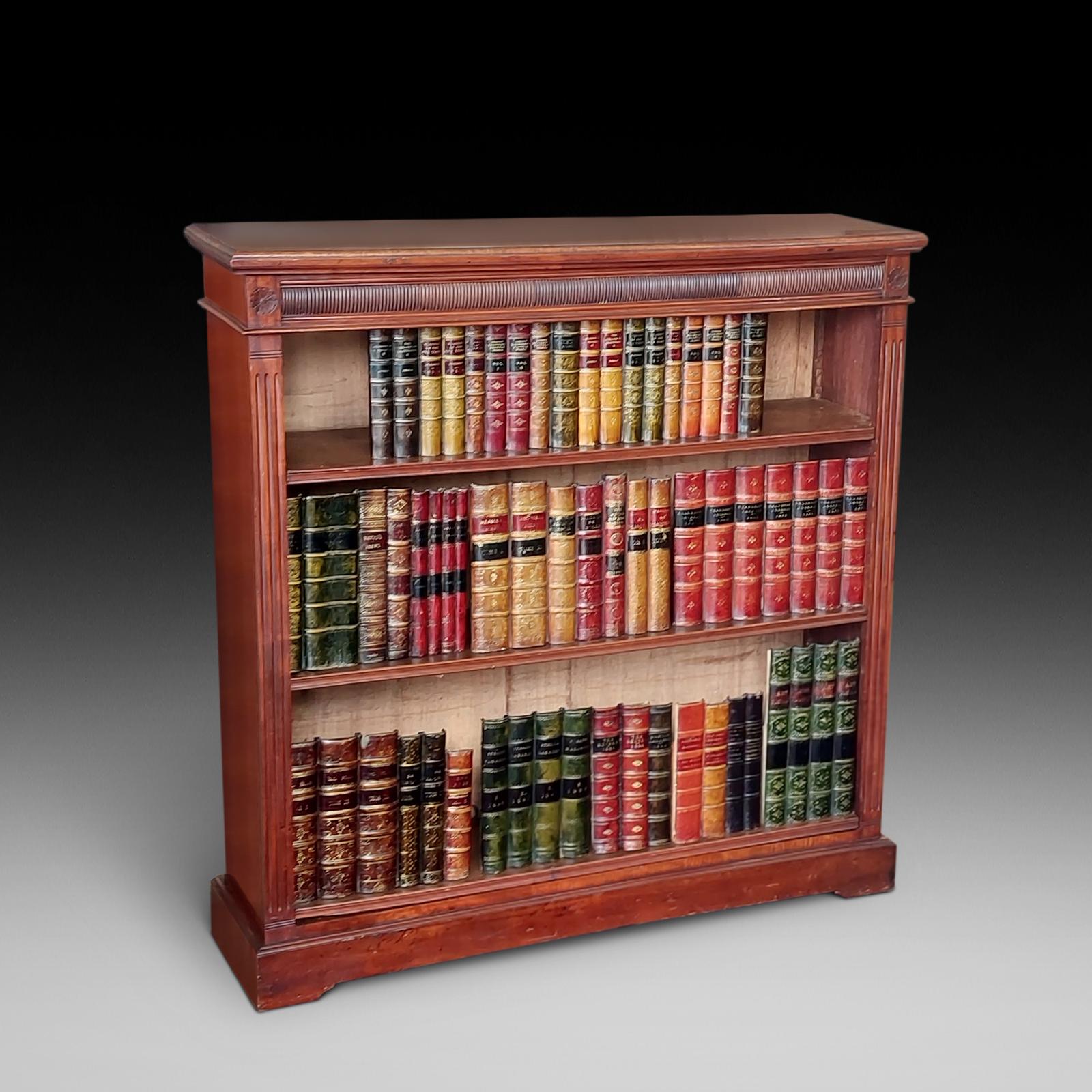 Late 19th Century Mahogany Dwarf Open Bookcase by Shoolbred & Co (1 of 6)