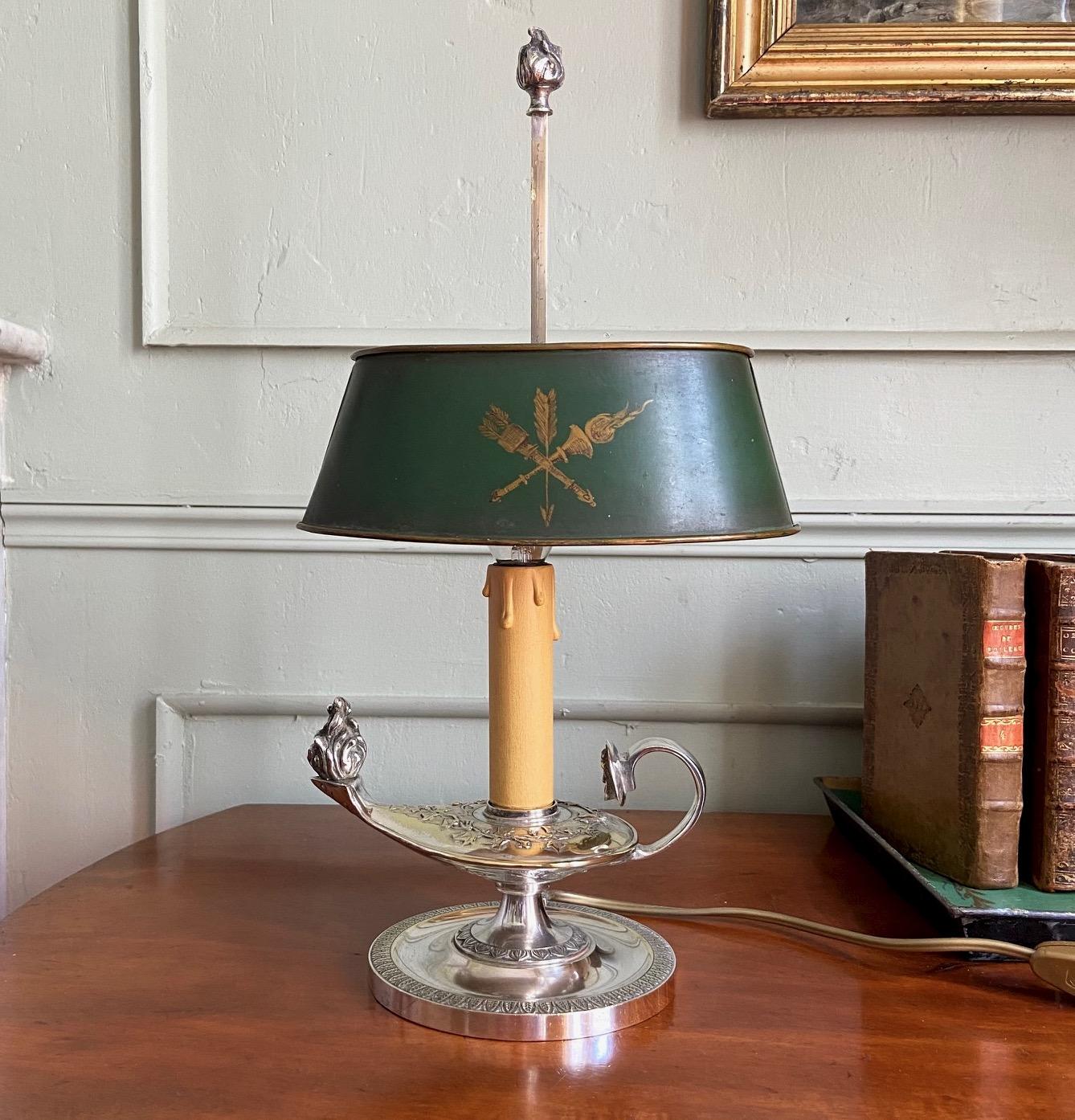 Silvered Bouillotte Lamp (1 of 5) Silvered Bouillotte Lamp (1 of 5)