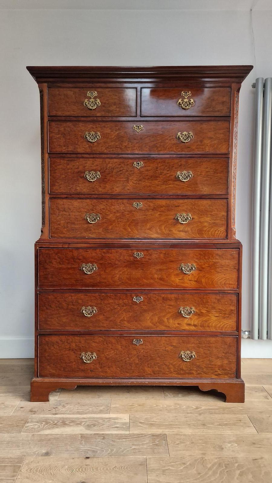 Georgian Tallboy Chest on Chest Secretaire (1 of 16) Georgian Tallboy Chest on Chest Secretaire (1 of 16)