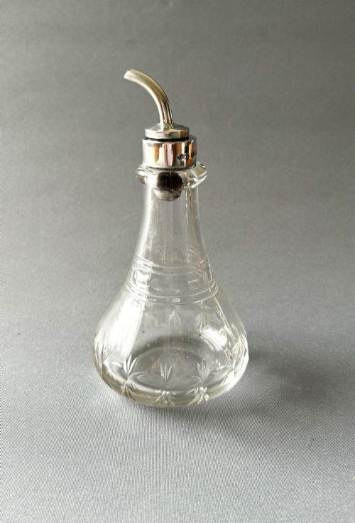 Lovely George V Silver & Cut Glass Bitters Jigger (1 of 7) Lovely George V Silver & Cut Glass Bitters Jigger (1 of 7)
