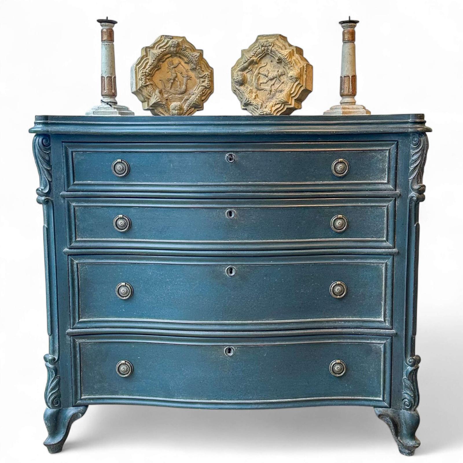 Early 20th Century French Serpentine Commode with Concealed Mahogany Compartments (1 of 14)