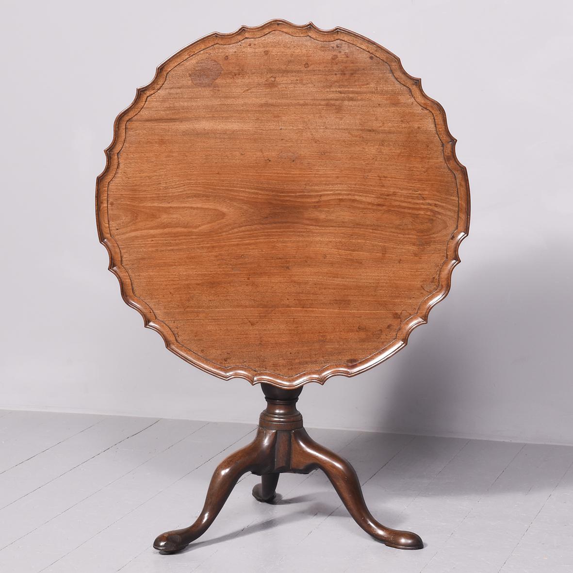George III Mahogany Snap Top Table (1 of 6)