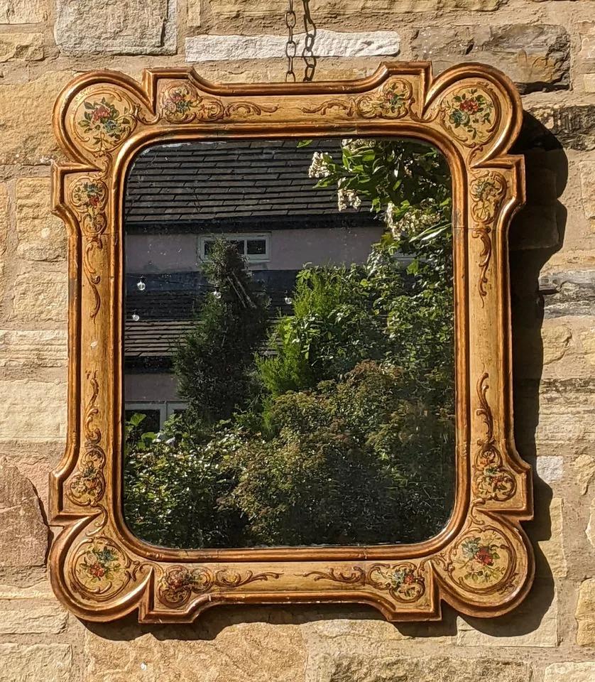 Very Decorative Italian Hand Painted Mirror Pier Glass (1 of 9) Very Decorative Italian Hand Painted Mirror Pier Glass (1 of 9)