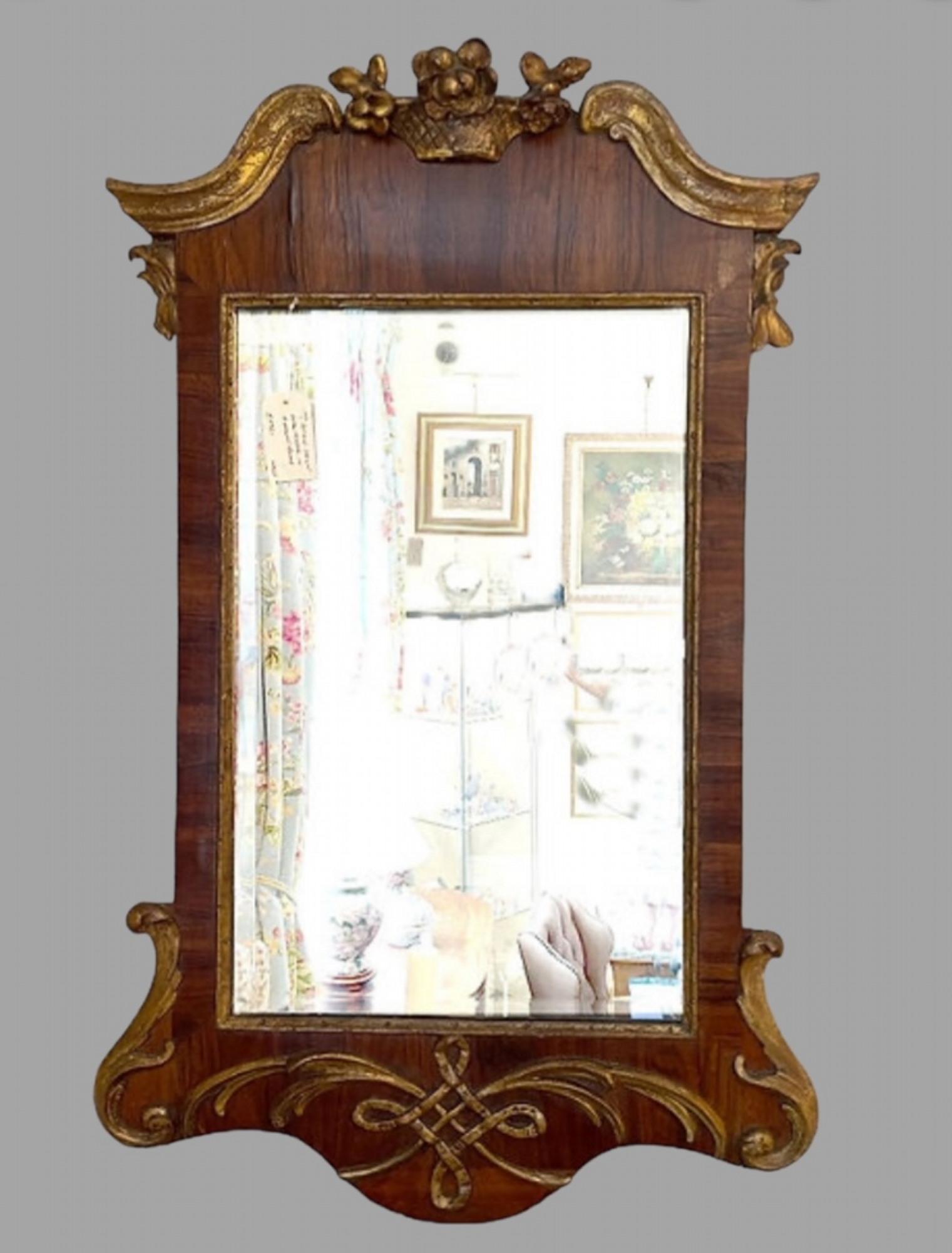 Attractive Mahogany Mirror (1 of 3)