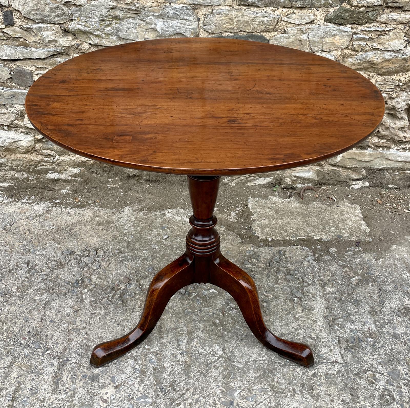 Georgian Fruitwood Tilt Top Occasional Table (1 of 17) Georgian Fruitwood Tilt Top Occasional Table (1 of 17)