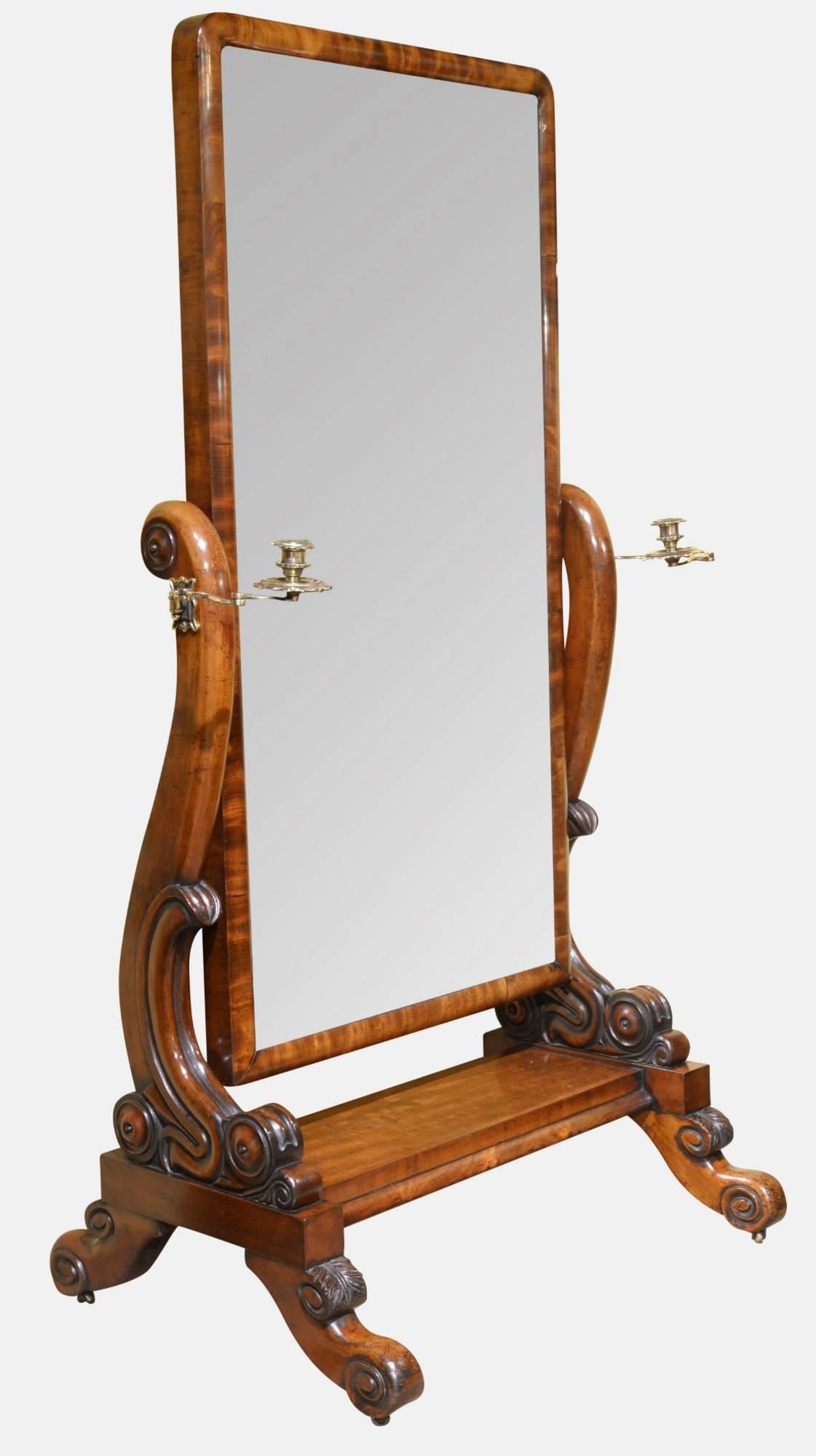 Mahogany Cheval Mirror c.1840 (1 of 1) Mahogany Cheval Mirror c.1840 (1 of 1)