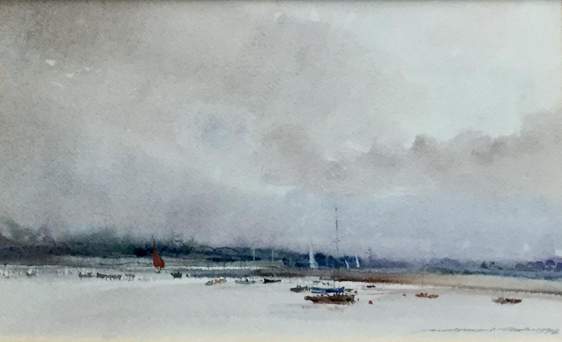 Ian Armour-chelu Watercolour ‘On The Estuary, The Alde’ (1 of 2) Ian Armour-chelu Watercolour ‘On The Estuary, The Alde’ (1 of 2)
