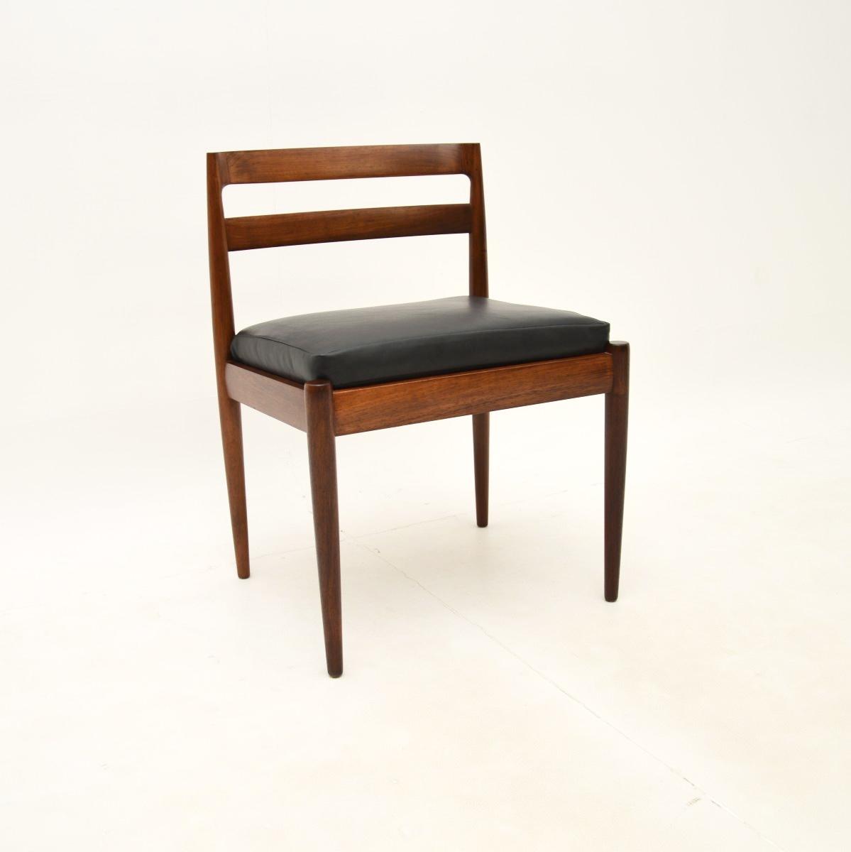 Danish Vintage Rosewood & Leather Model 301 Chair by Kai Kristiansen (1 of 9)