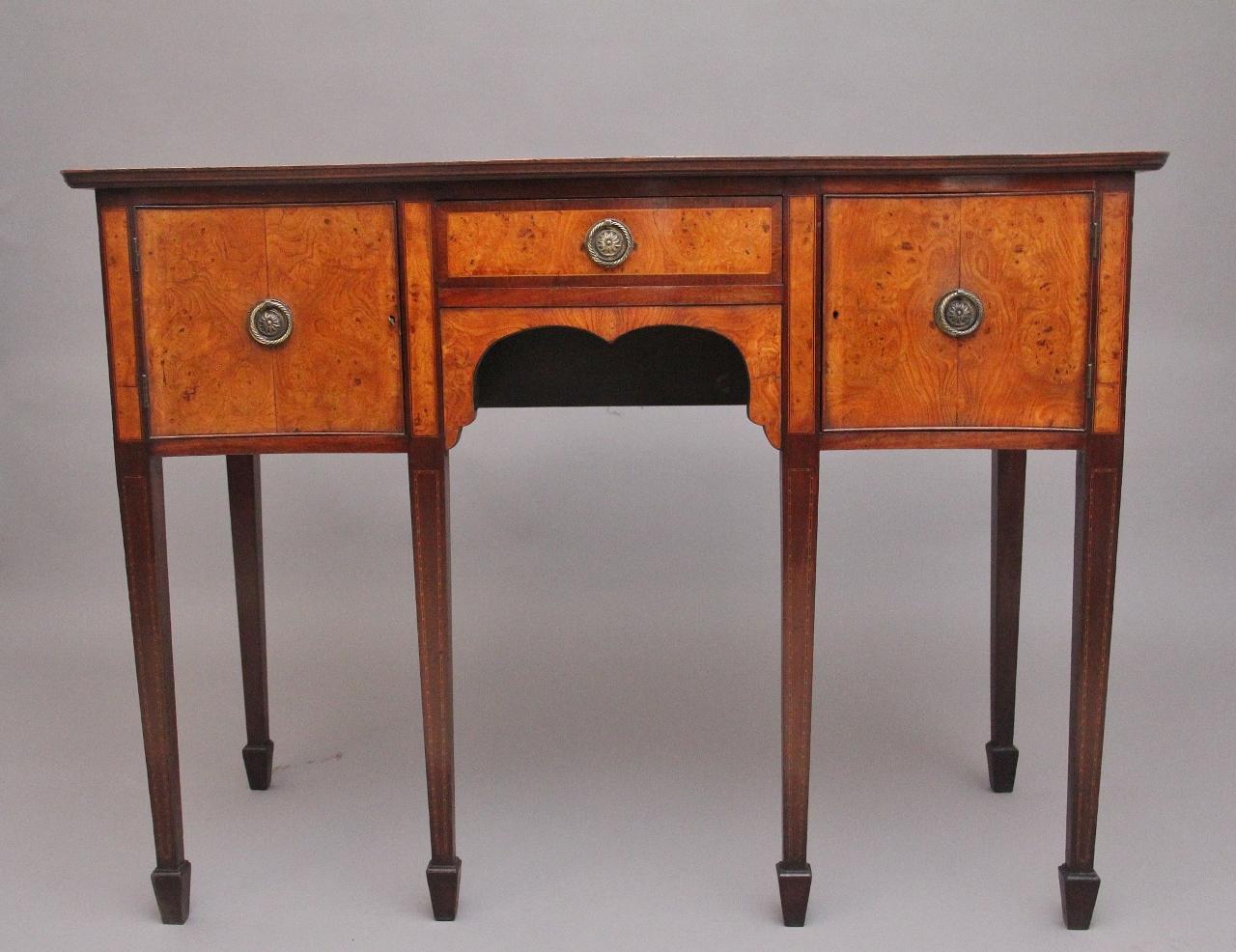 19th Century Mahogany & Burr Elm Sideboard by "The Woodworkers Ltd, Kilkenny" (1 of 15)