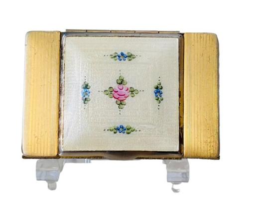 Art Deco 1930s La Mode Guilloche Enamel Triple Vanity Case Rouge, Powder Compact & Lipsticks (1 of 7) Art Deco 1930s La Mode Guilloche Enamel Triple Vanity Case Rouge, Powder Compact & Lipsticks (1 of 7)