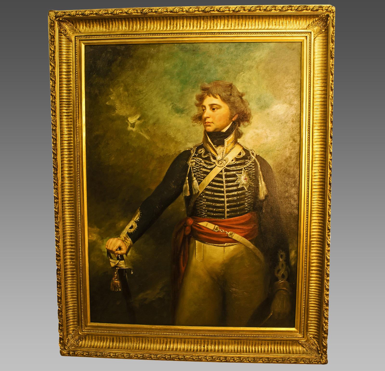 Oil on Canvas Portrait of George IV, Prince of Wales - After Sir William Beechey RA (1 of 8)