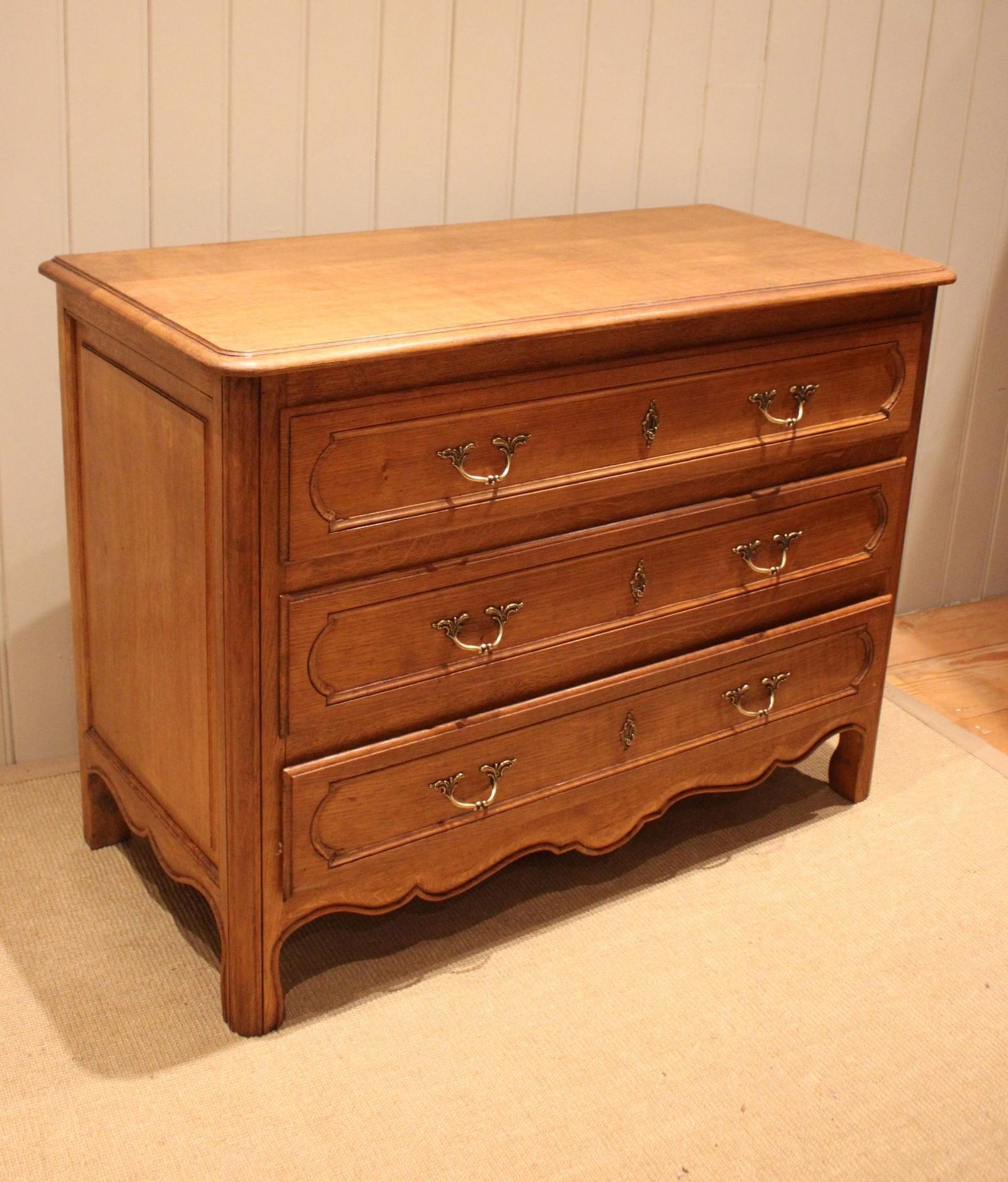 French Solid Oak Commode Chest of Drawers (1 of 14) French Solid Oak Commode Chest of Drawers (1 of 14)