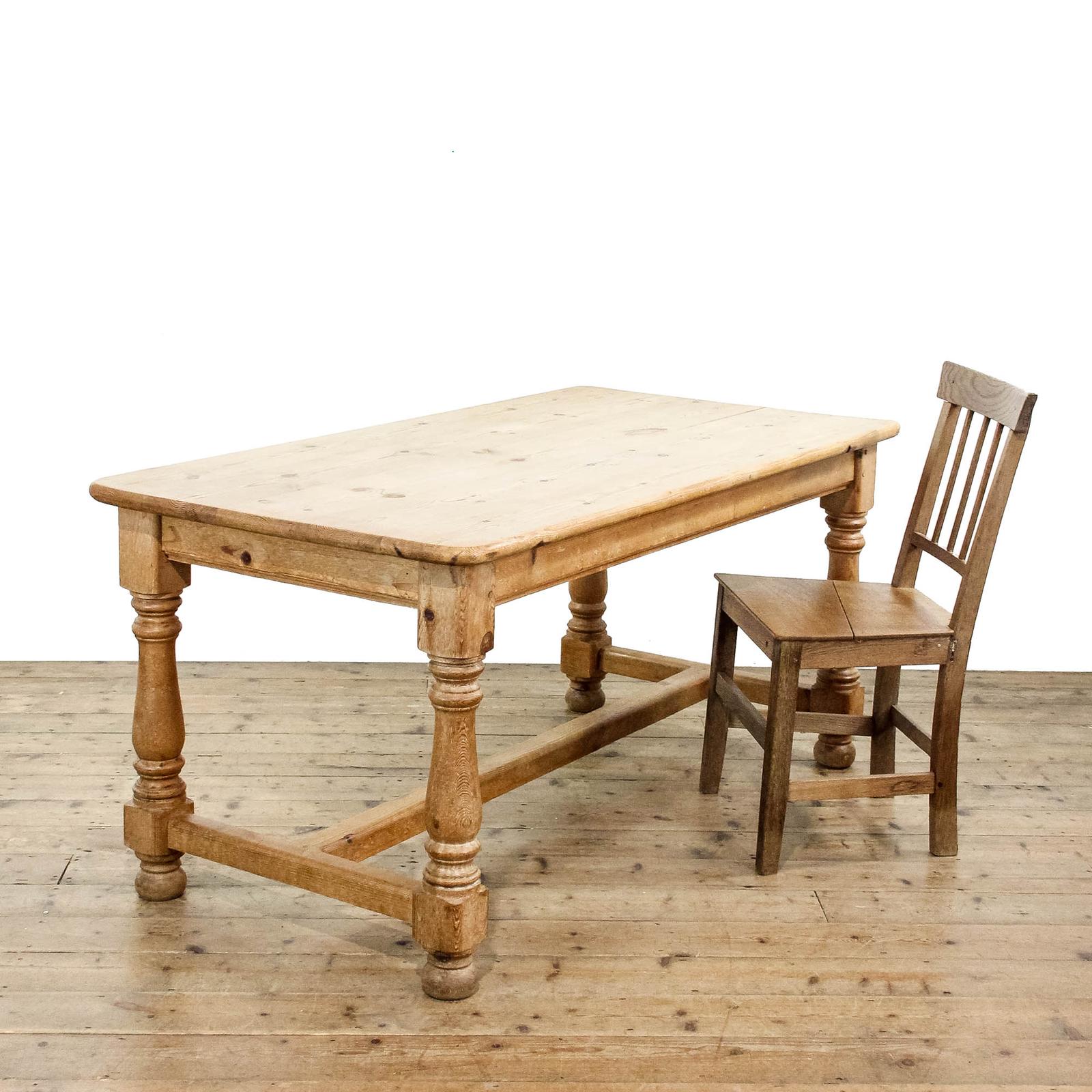 Rustic Pine Farmhouse Table (1 of 10)