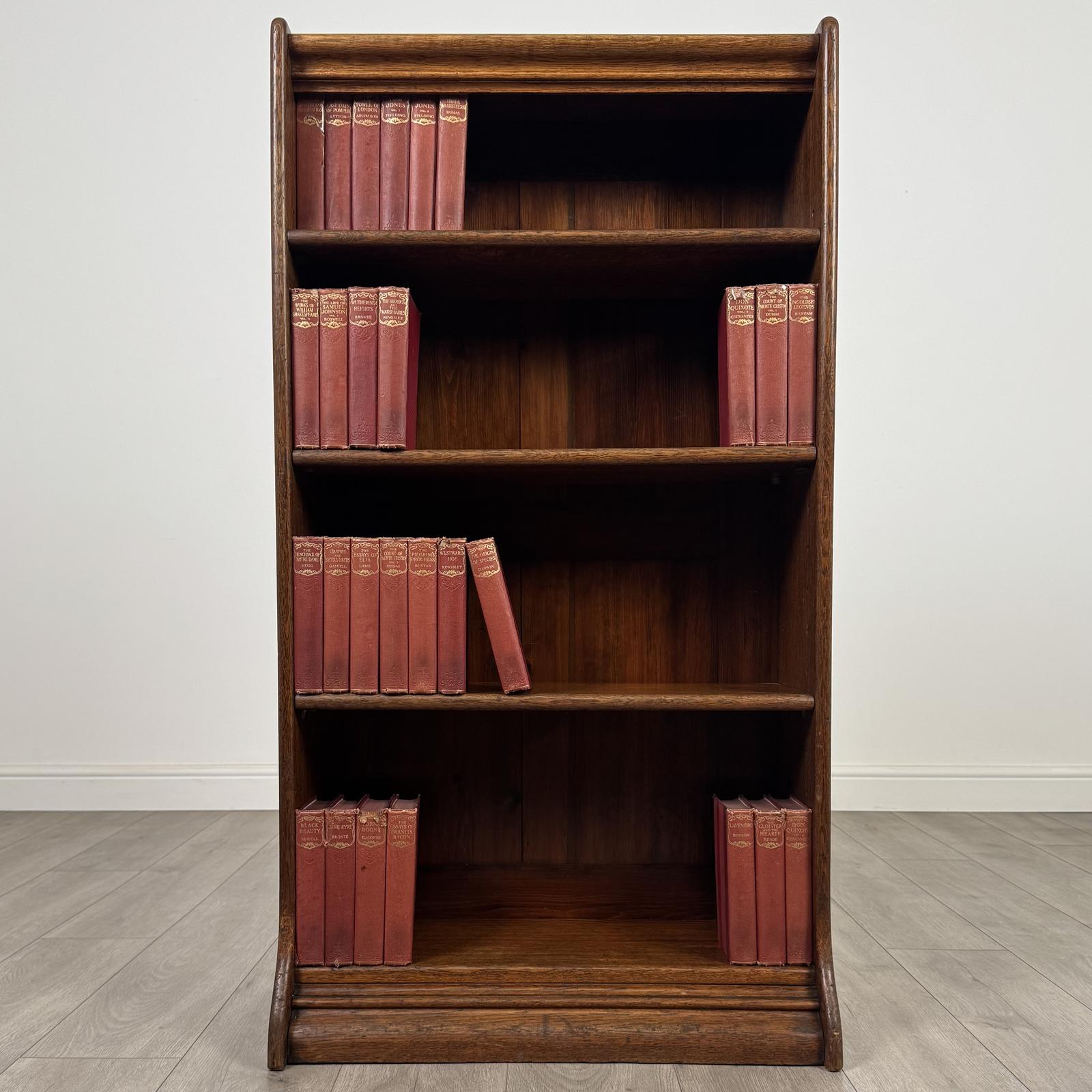 Antique 20th Century Globe Wernicke Style Open Bookcase (1 of 10)