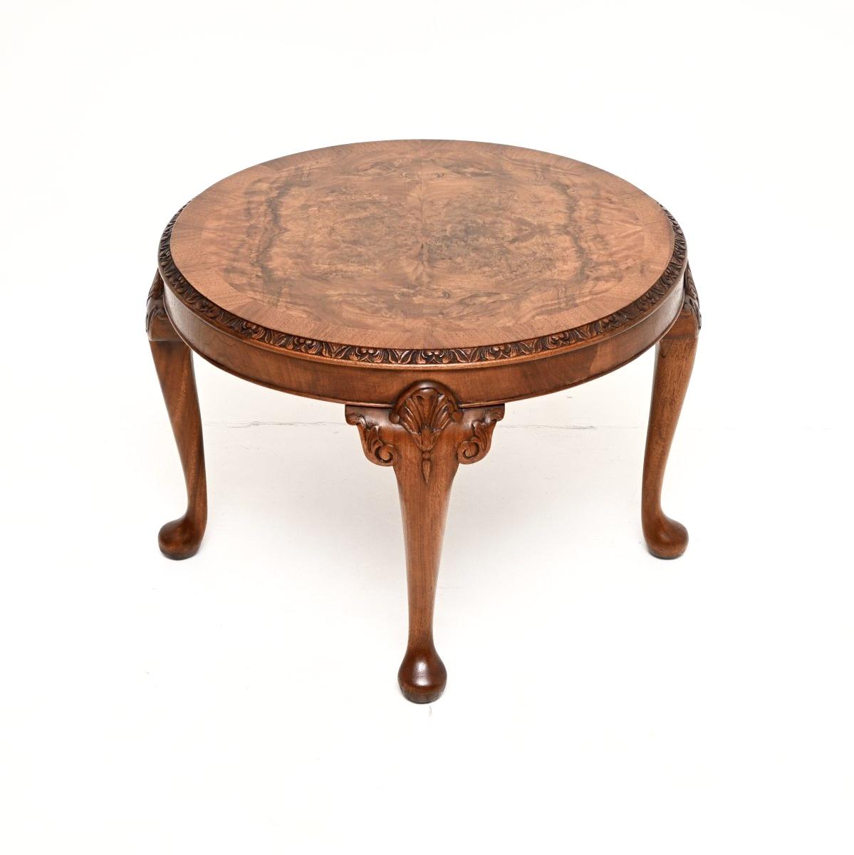 Antique Burr Walnut Coffee Table (1 of 7) Antique Burr Walnut Coffee Table (1 of 7)