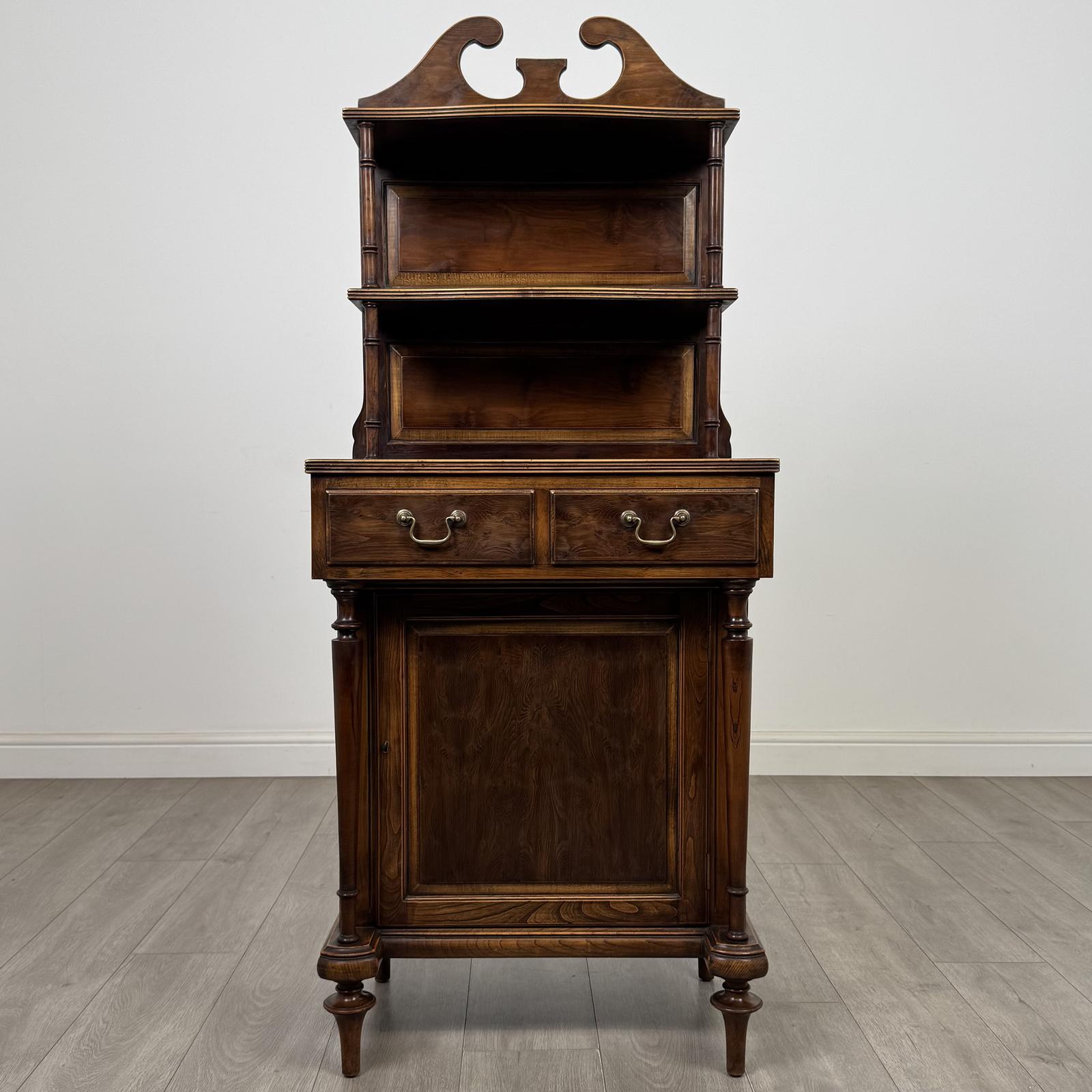 Antique 20th Century Narrow Cabinet in Yew Wood (1 of 12) Antique 20th Century Narrow Cabinet in Yew Wood (1 of 12)