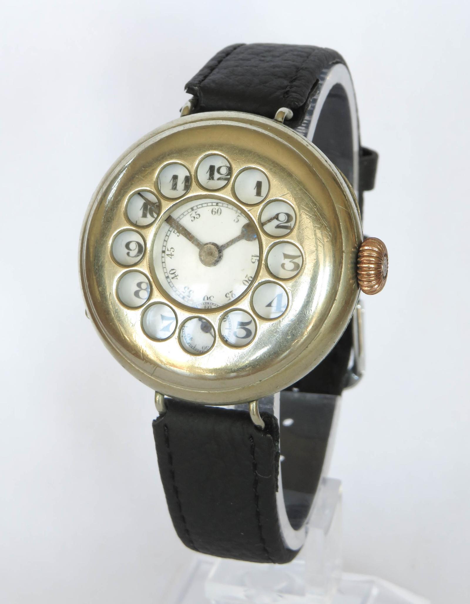 Watch: Rare World War 1 Gents Large Trench Watch with Shrapnel Guard (1 of 7) Watch: Rare World War 1 Gents Large Trench Watch with Shrapnel Guard (1 of 7)