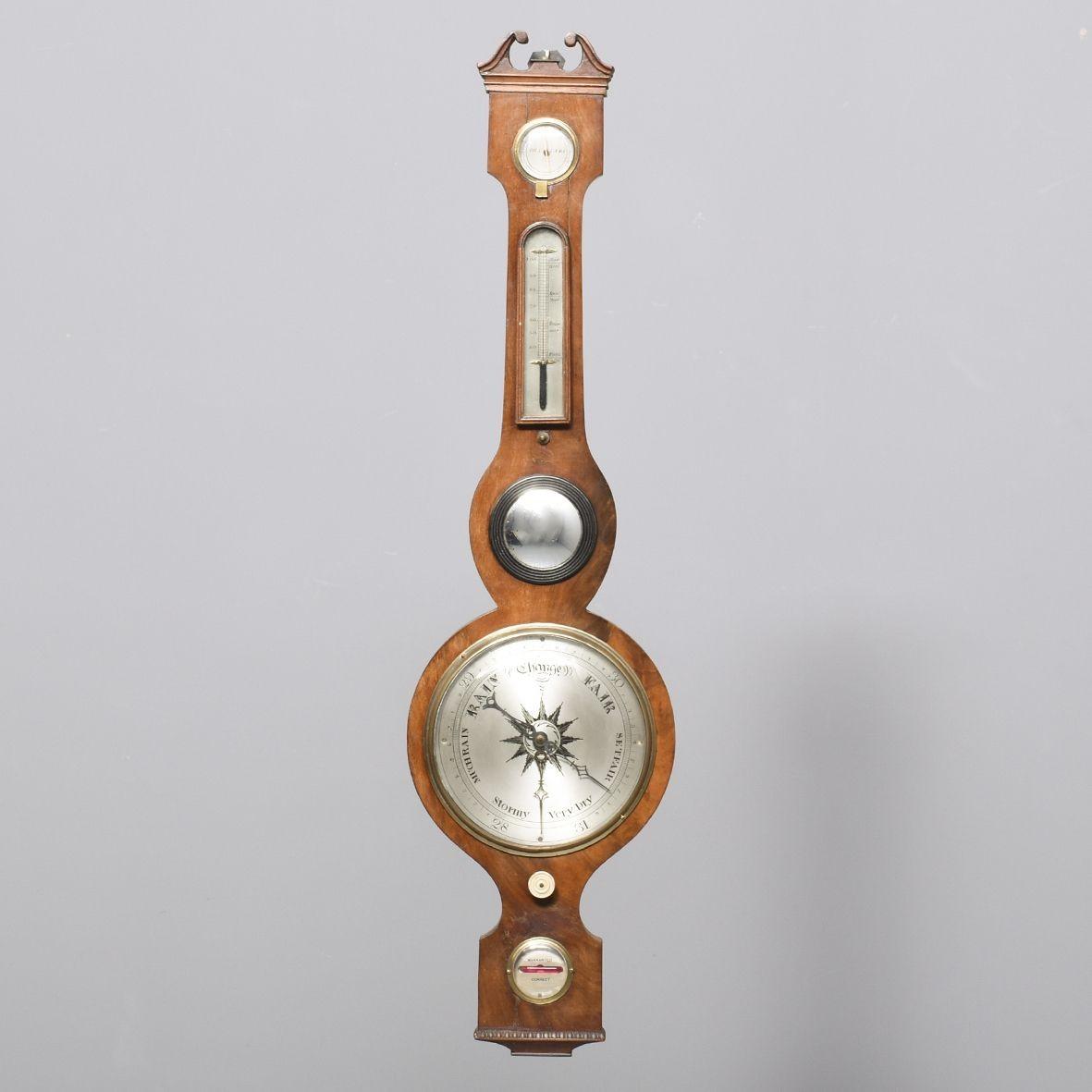 George IV Mahogany Five Glass Barometer (1 of 7)