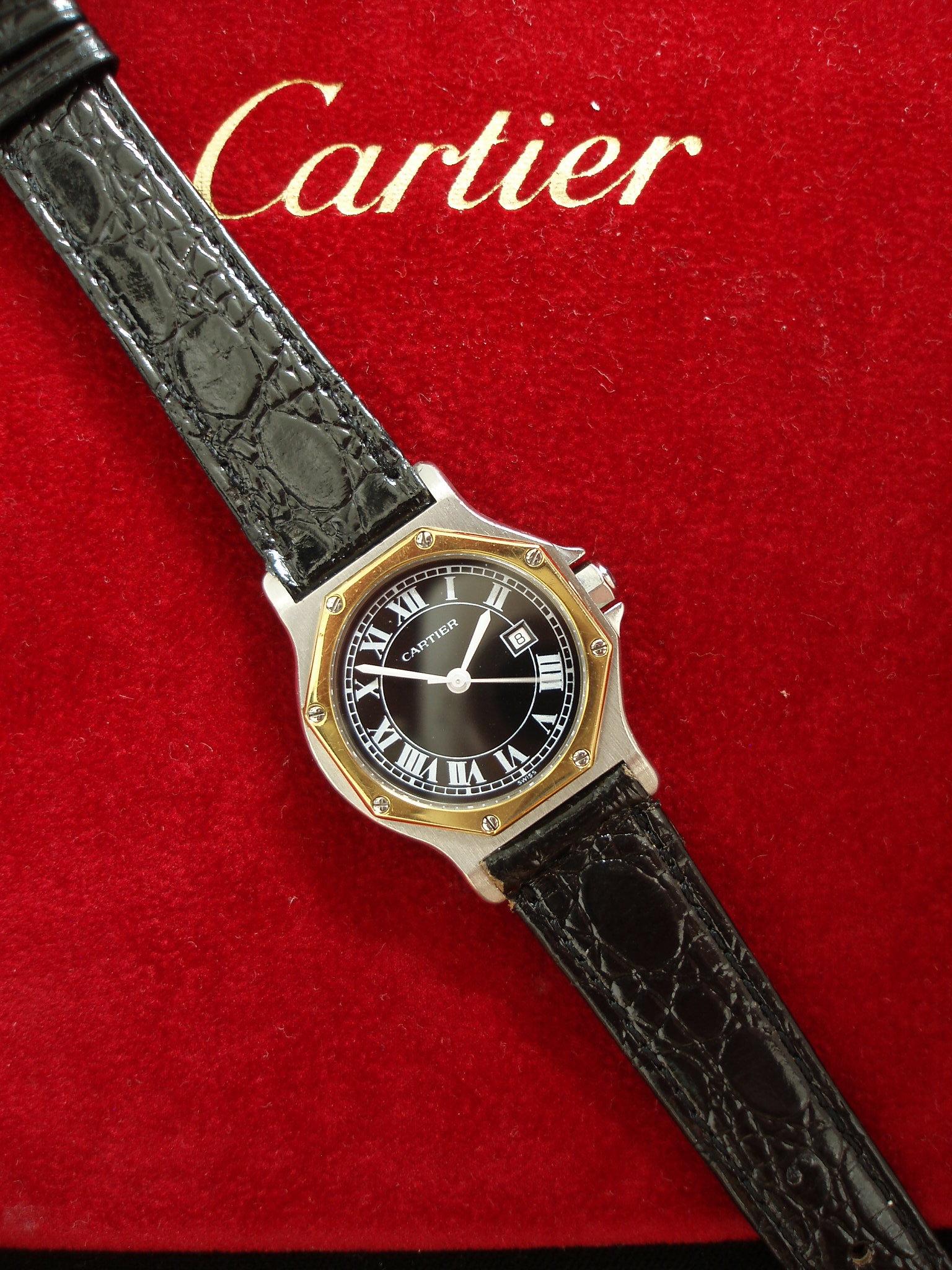 Watch - Cartier Automatic Santos - 18ct Gold & Steel (1 of 6) Watch - Cartier Automatic Santos - 18ct Gold & Steel (1 of 6)
