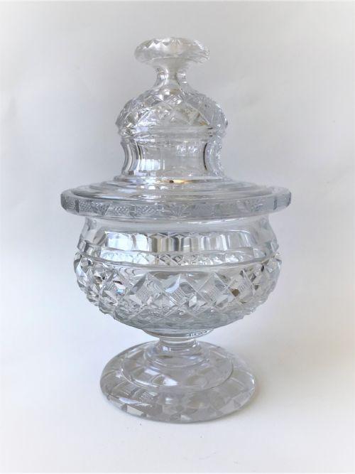 Superb Georgian Regency Cut Glass Bonboniere (1 of 8)
