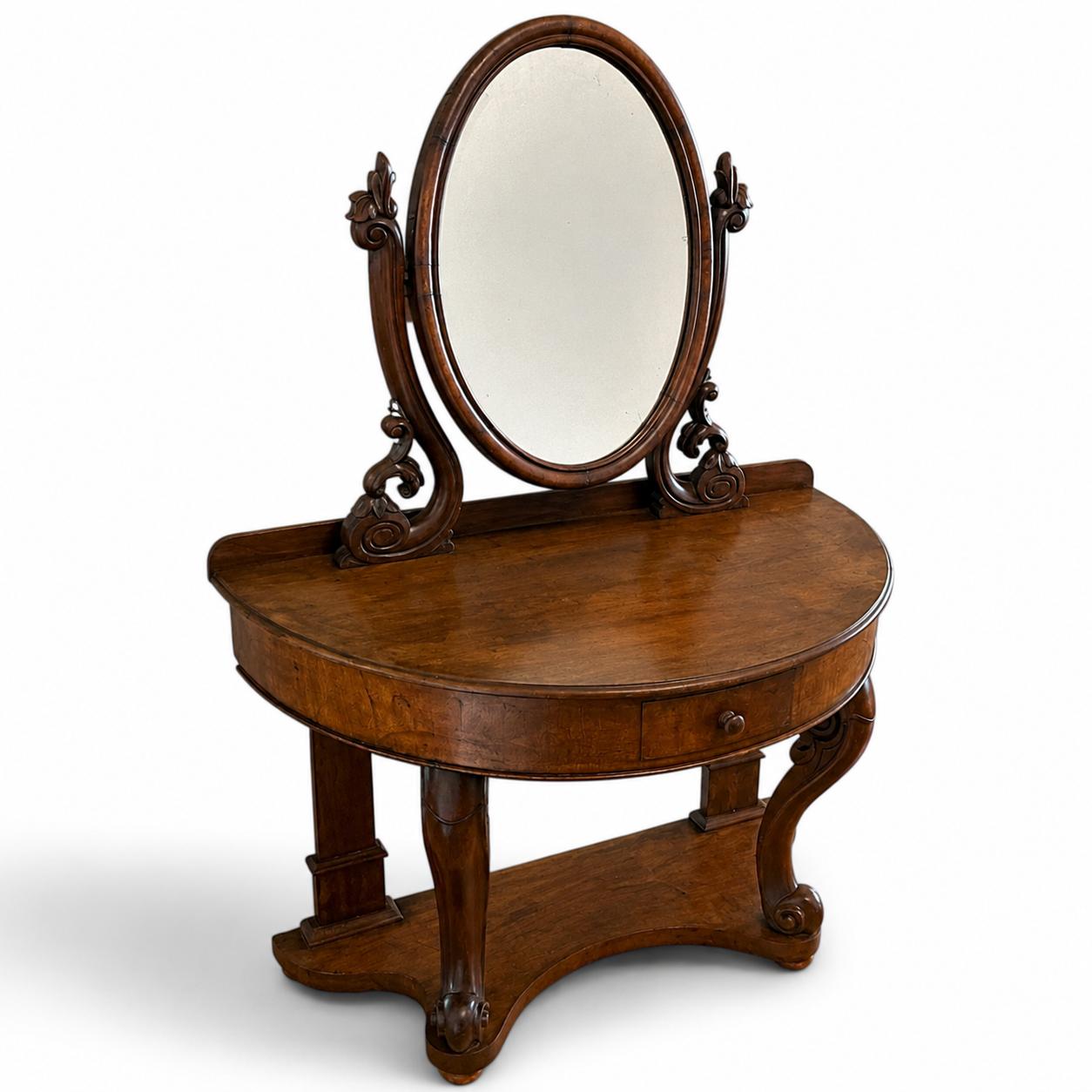 Victorian Mahogany Duchess Dressing Table with Oval Mirror (1 of 11) Victorian Mahogany Duchess Dressing Table with Oval Mirror (1 of 11)