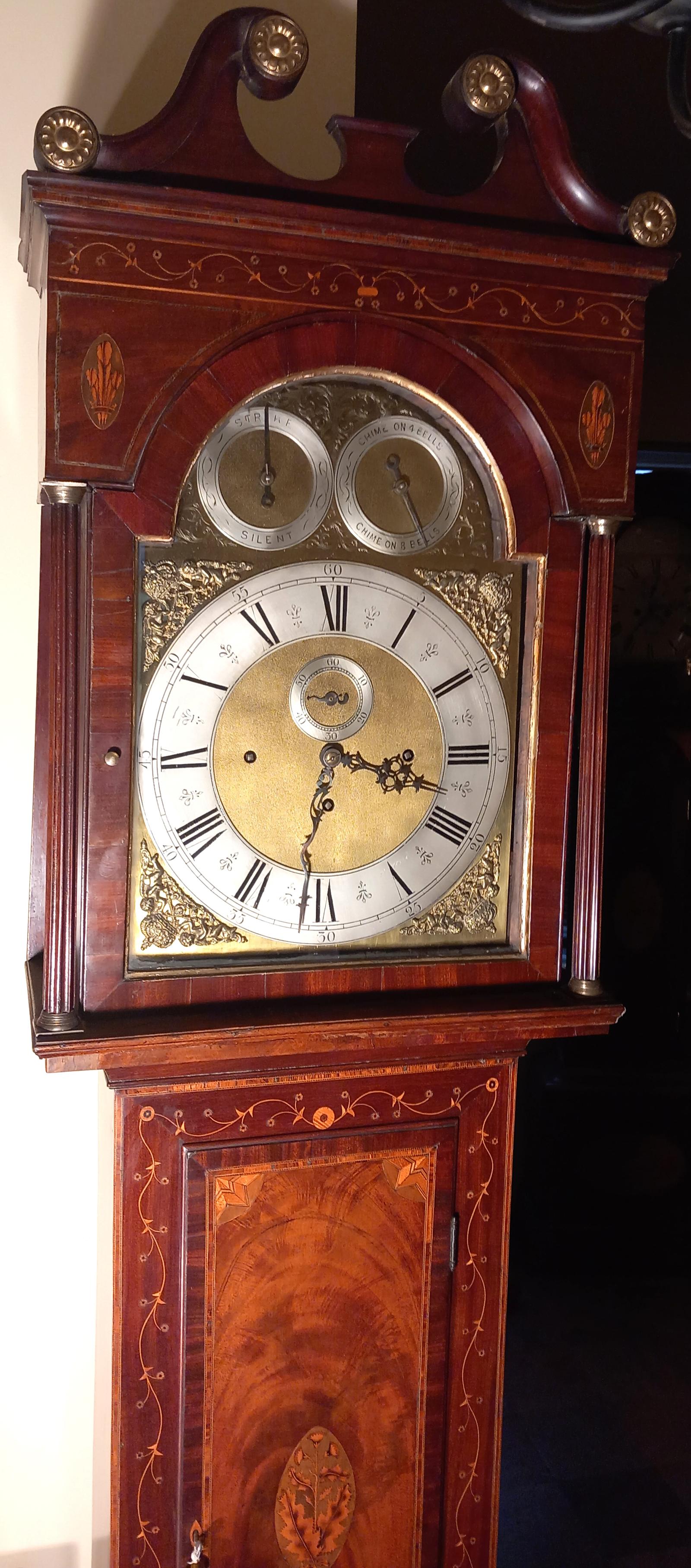 Musical 8 Bells Longcase Clock (1 of 5)