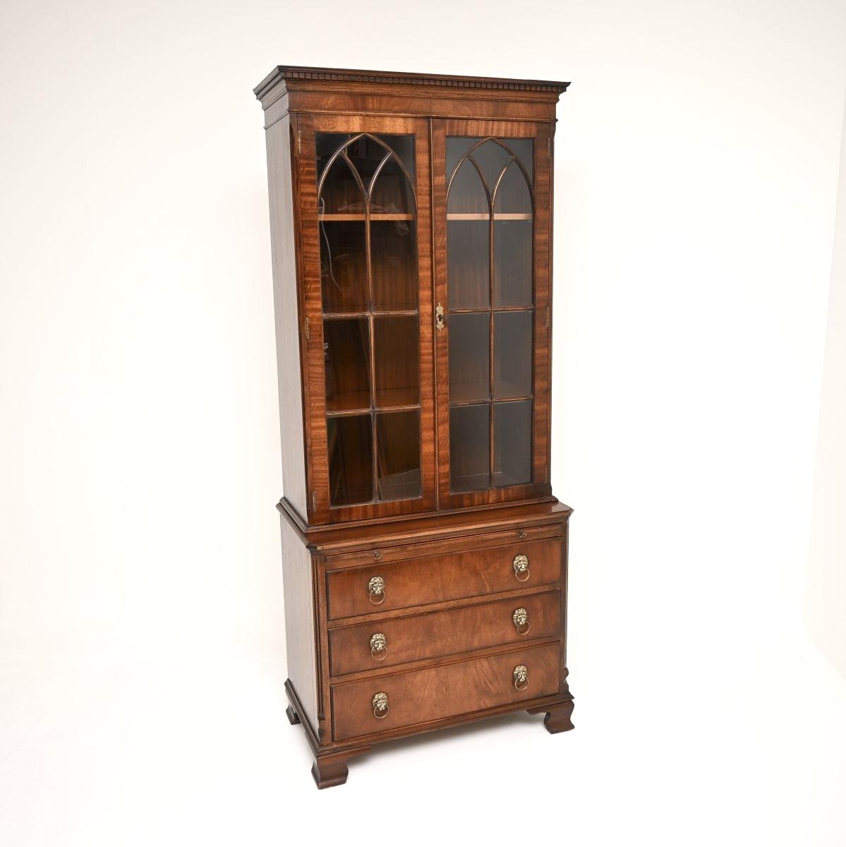 Antique Georgian Style Mahogany Bookcase (1 of 10) Antique Georgian Style Mahogany Bookcase (1 of 10)