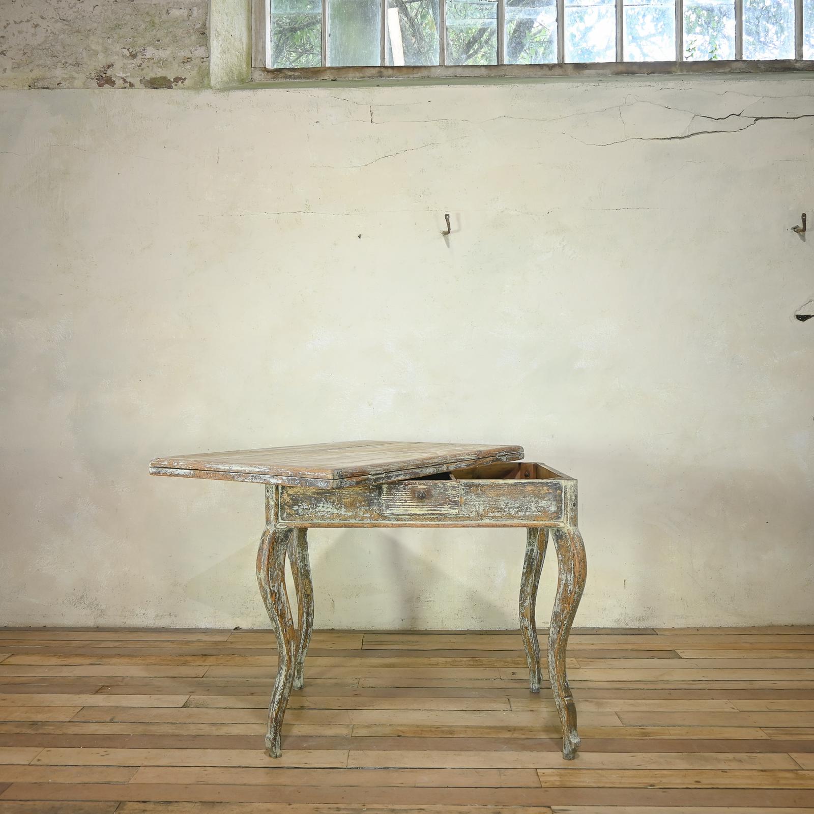 19th Century French Painted Swivel Top Table (1 of 16)