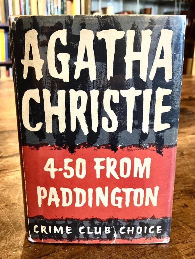 1957 Agatha Christie 1st Edition Crime Club Novel 4.50 From Paddington + Jacket (1 of 5) 1957 Agatha Christie 1st Edition Crime Club Novel 4.50 From Paddington + Jacket (1 of 5)
