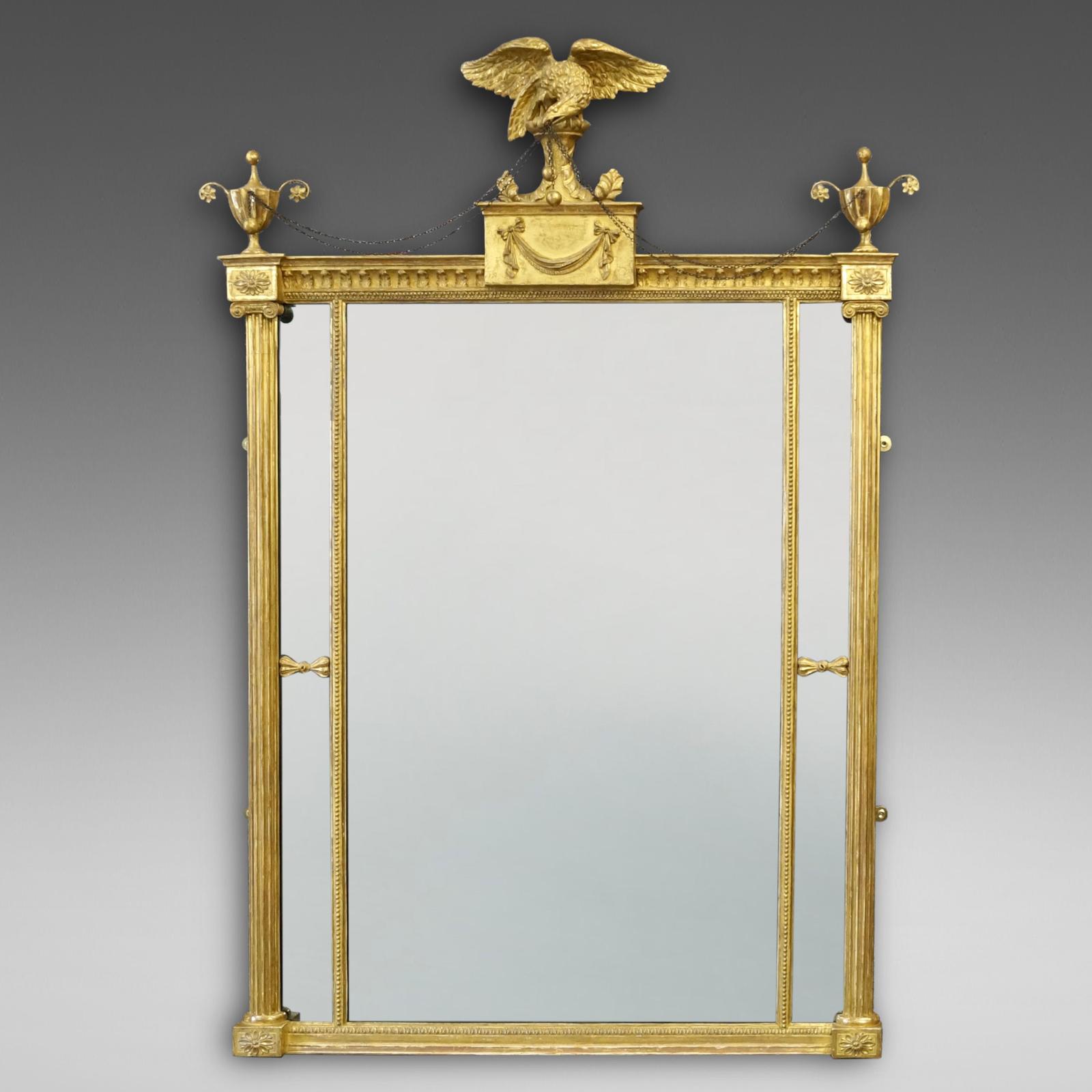 A Fine 18thc Gilt Frame Mirror (1 of 1) A Fine 18thc Gilt Frame Mirror (1 of 1)