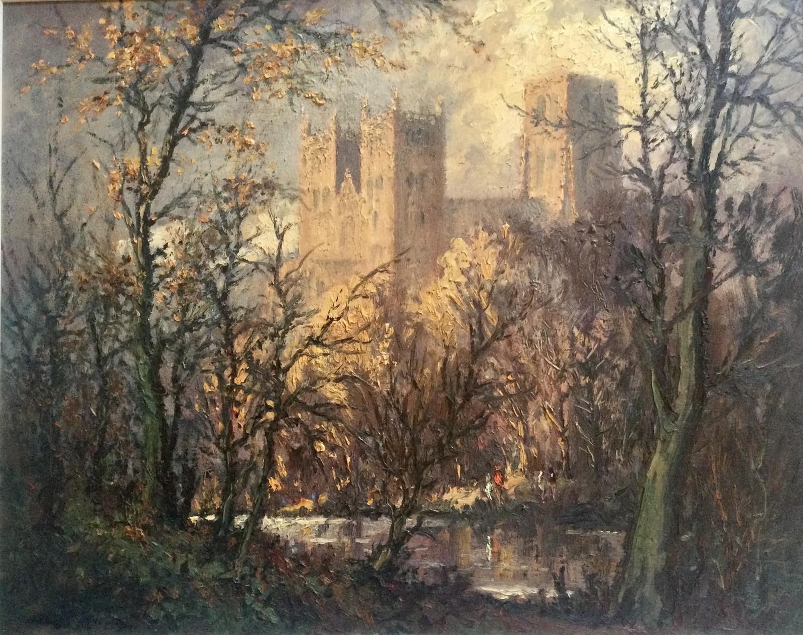 Robert Leslie Howey Oil Painting ‘Durham Cathedral from the River Wear in Autumn’ (1 of 3) Robert Leslie Howey Oil Painting ‘Durham Cathedral from the River Wear in Autumn’ (1 of 3)