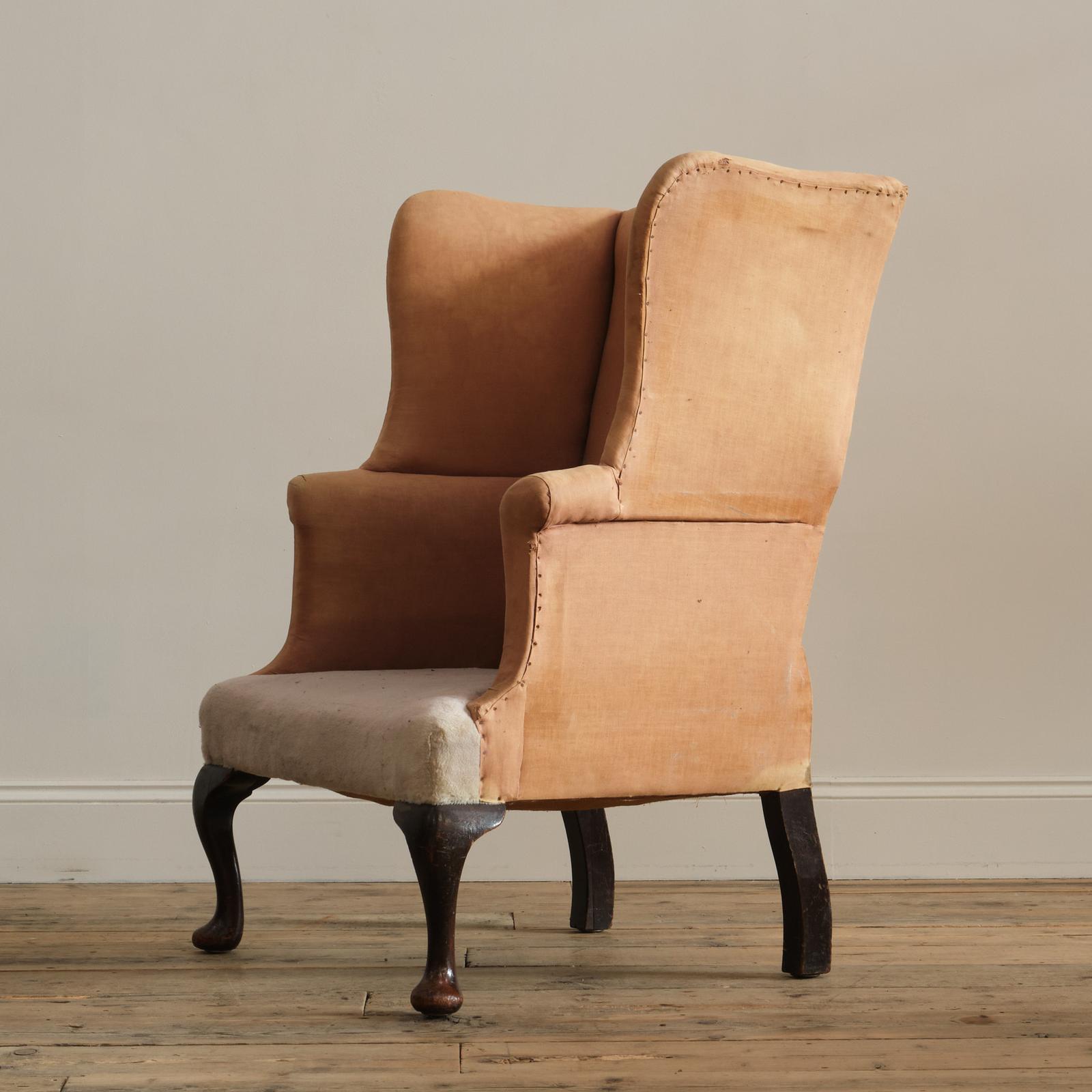 19th Century Country House Wingback Armchair (1 of 9)