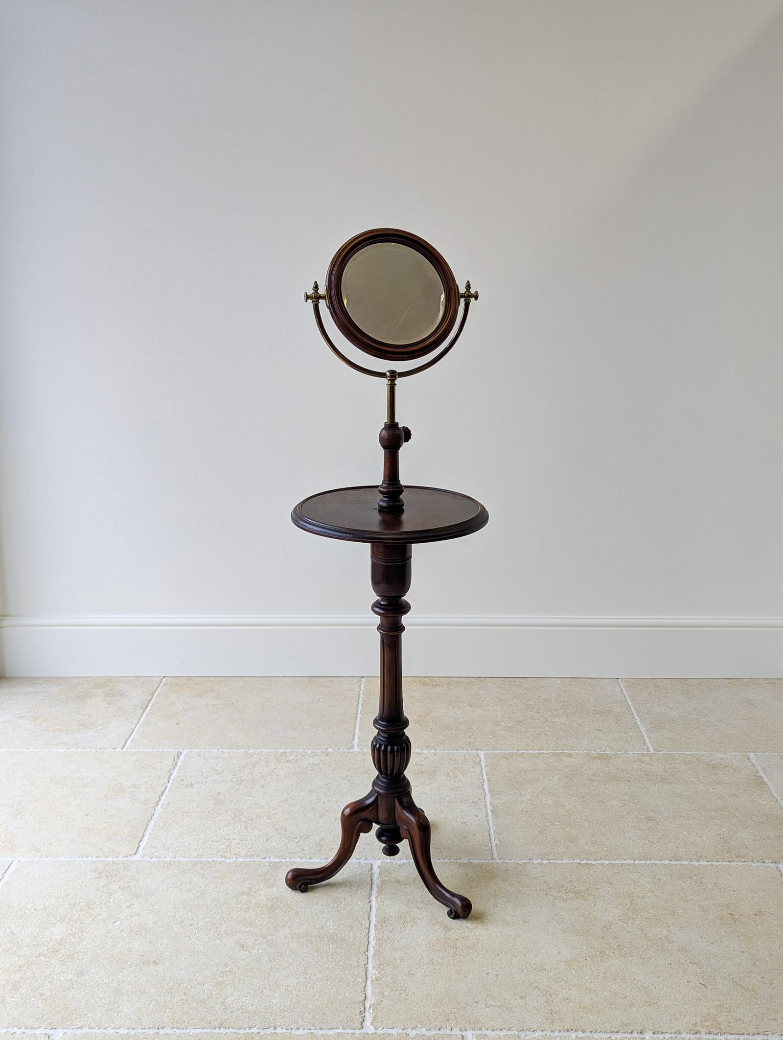 Antique Victorian Mahogany Gentleman’s Shaving Stand c.1890 (1 of 18)