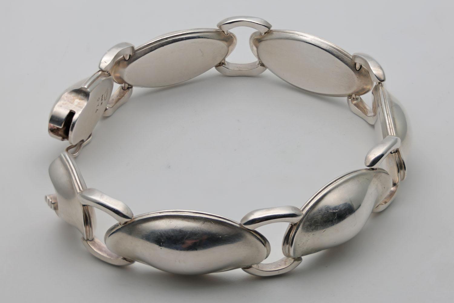 Mid 20th Century Georg Jensen Rare Silver Bracelet (1 of 3) Mid 20th Century Georg Jensen Rare Silver Bracelet (1 of 3)