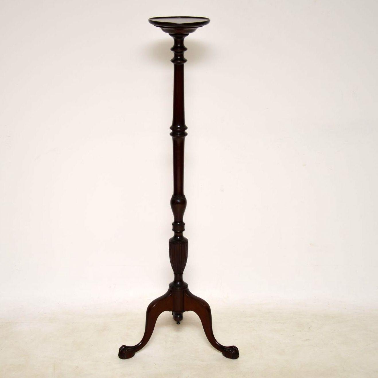 Antique Georgian Style Mahogany Torchere Stand (1 of 7) Antique Georgian Style Mahogany Torchere Stand (1 of 7)