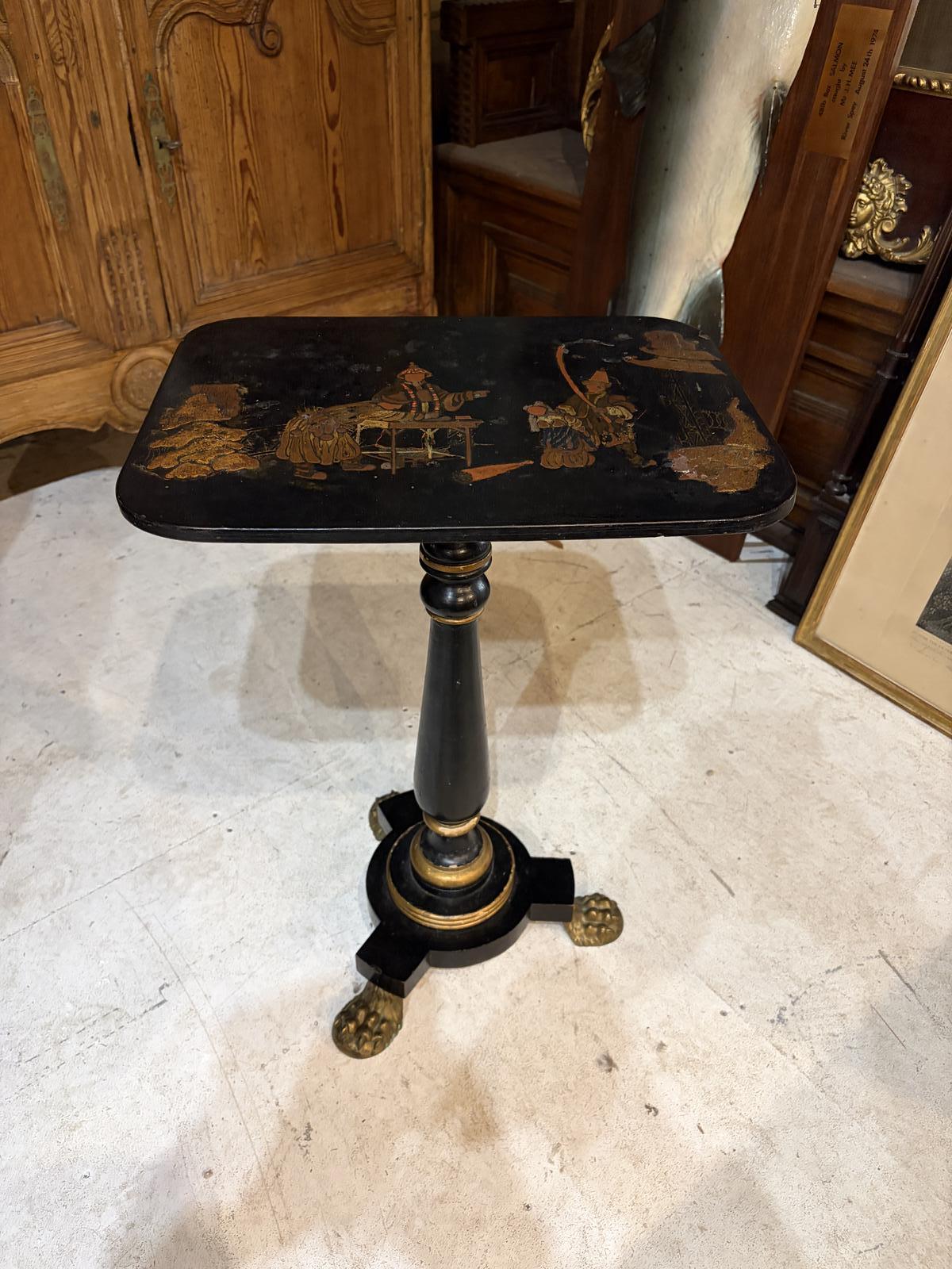 19th Century Chinoiserie Decorated Occasional Table (1 of 4) 19th Century Chinoiserie Decorated Occasional Table (1 of 4)