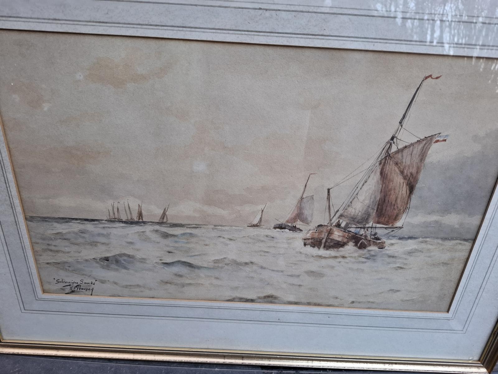 19th Century Maritime Watercolour - W H Pearsey (1 of 6)