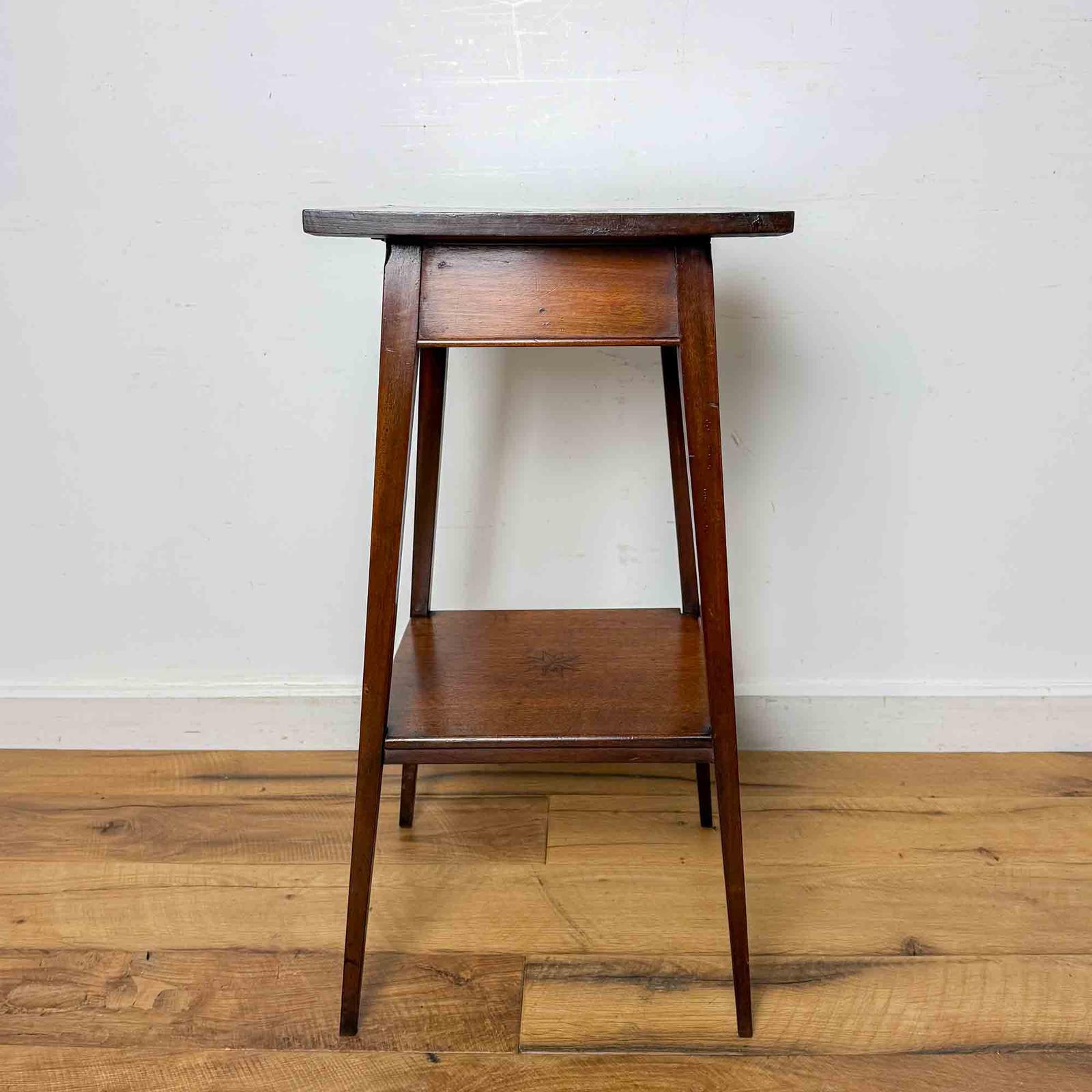 Edwardian Inlaid Side Table with Lift Up Top (1 of 12) Edwardian Inlaid Side Table with Lift Up Top (1 of 12)