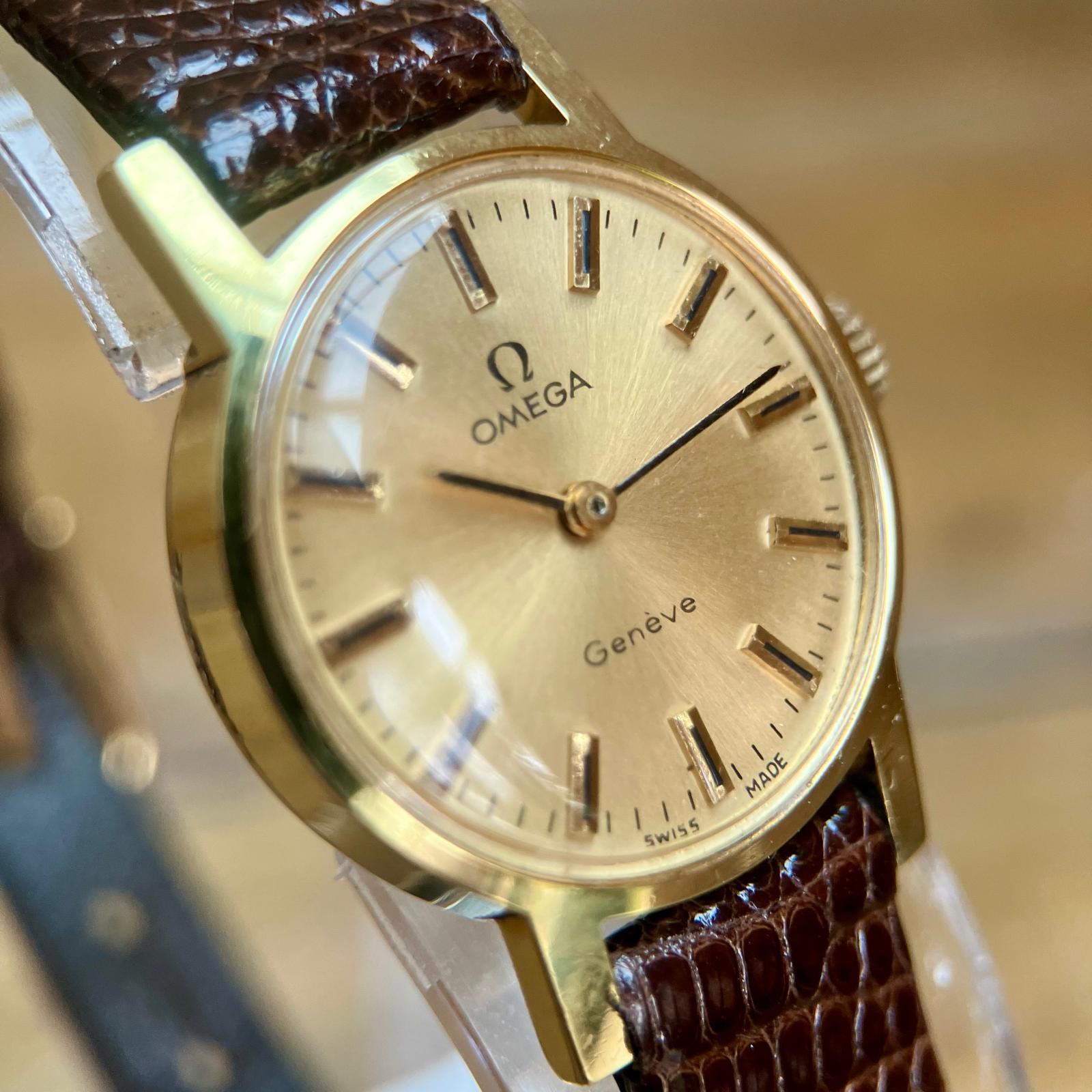 Watch | Ladies Omega Genève | Cal.485 | 1971 | Manual Wind | Brushed Champagne Dial | Swiss Manual Wind (1 of 13) Watch | Ladies Omega Genève | Cal.485 | 1971 | Manual Wind | Brushed Champagne Dial | Swiss Manual Wind (1 of 13)