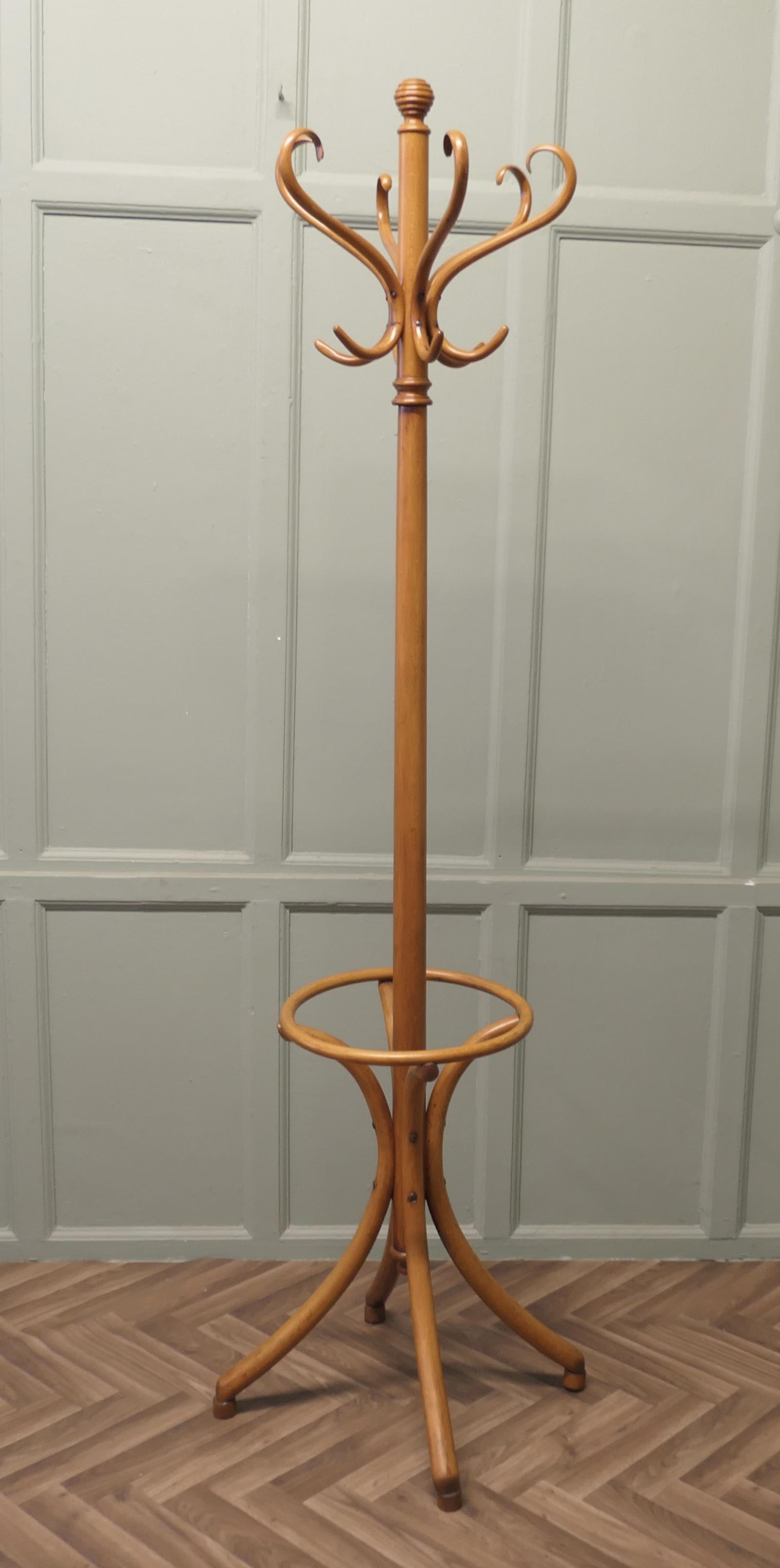Classic Bentwood Coat & Hat Hall Stand (1 of 6)
