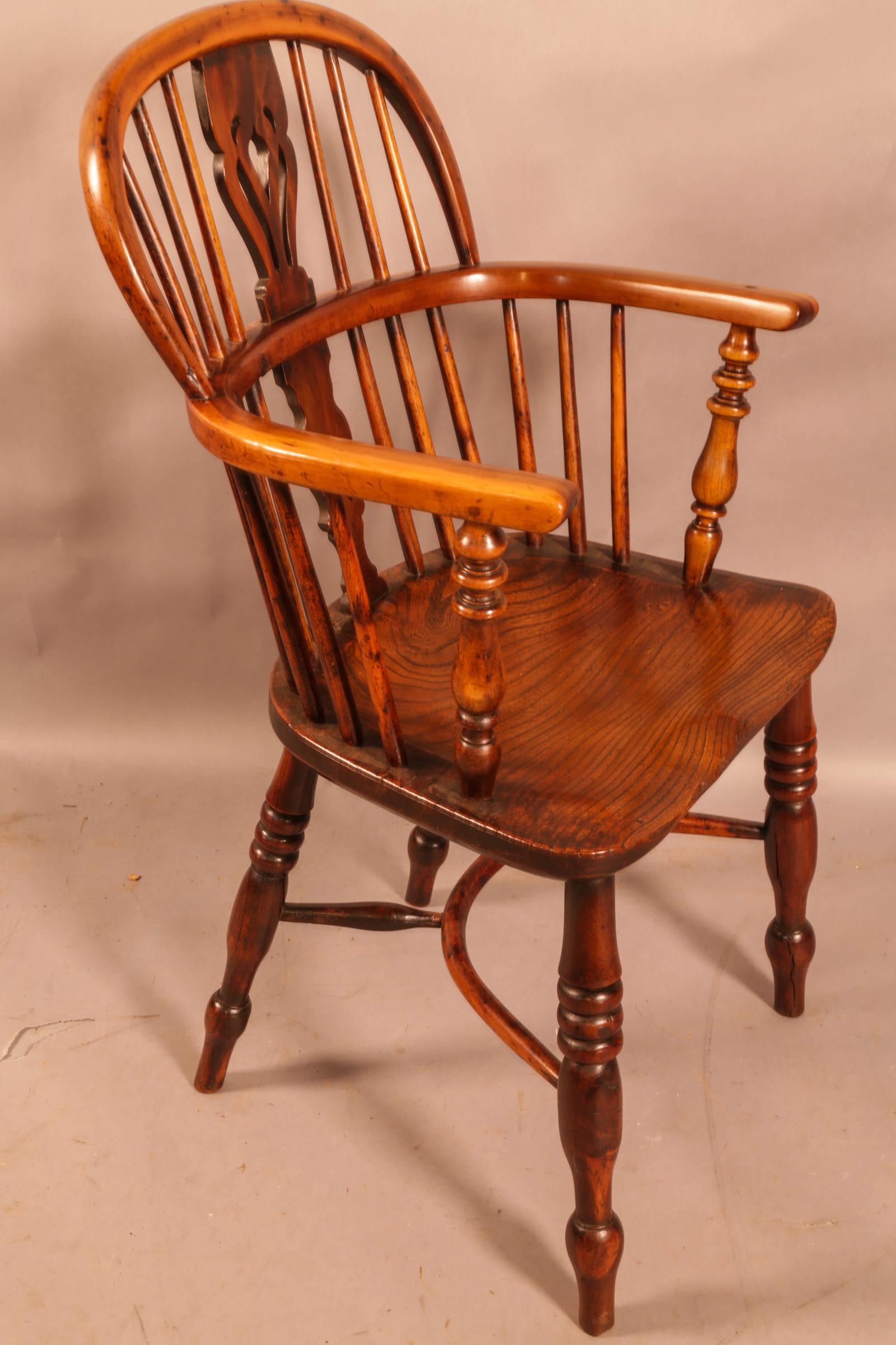 Yew Wood Windsor Chair Rockley Maker (1 of 10)