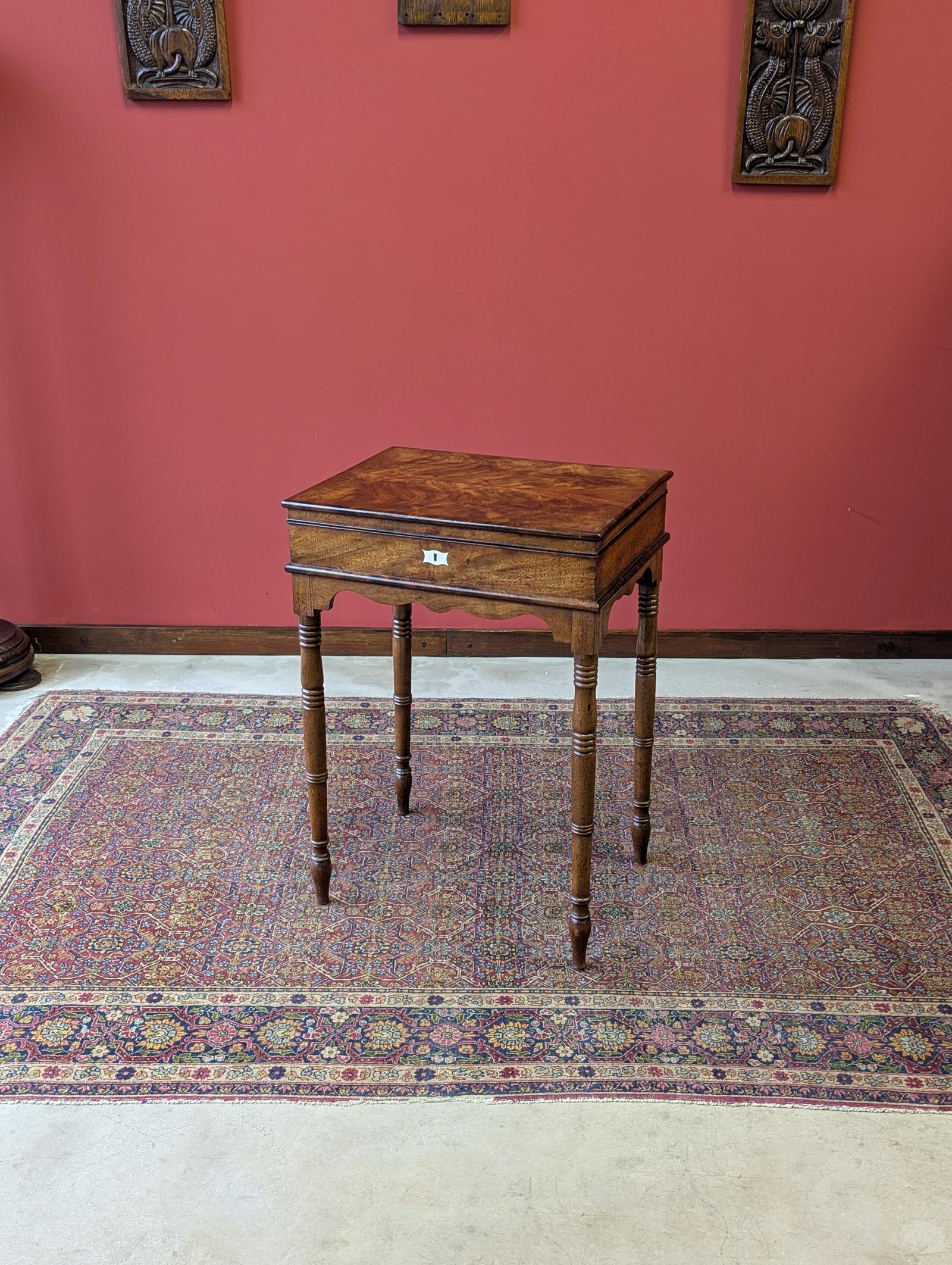 Antique Early Victorian Mahogany Work Table (1 of 10) Antique Early Victorian Mahogany Work Table (1 of 10)