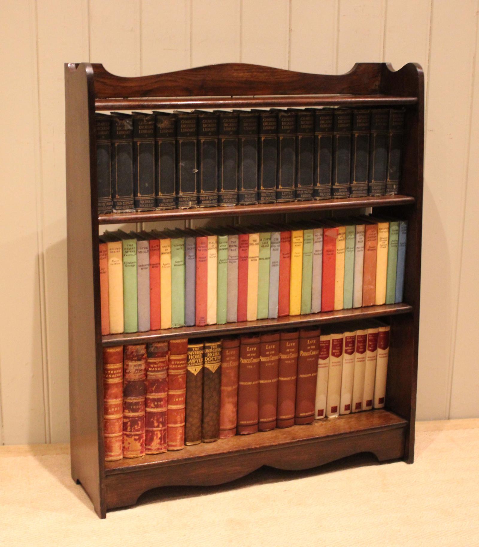 Oak Open Angled Bookcase (1 of 13) Oak Open Angled Bookcase (1 of 13)