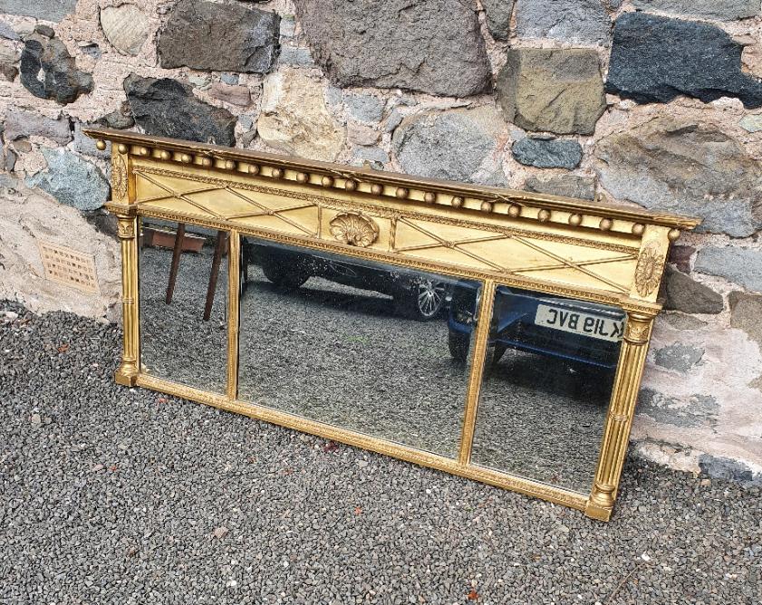 Fine Regency Giltwood Overmantle Mirror (1 of 6) Fine Regency Giltwood Overmantle Mirror (1 of 6)