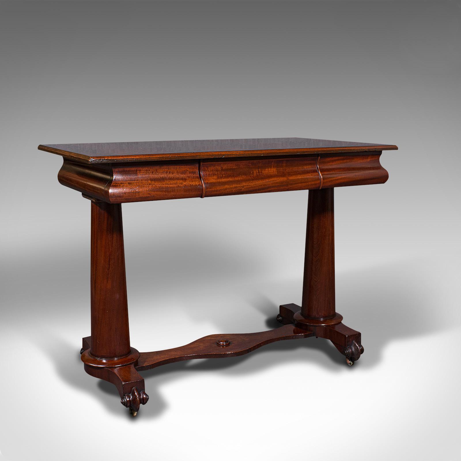 Antique Console Table, English, Side, Occasional, Writing Desk, Regency c.1820 (1 of 12)
