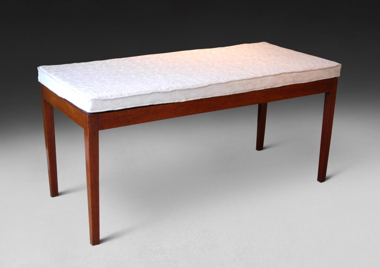 George III Period Mahogany Bench or Luggage Stand (1 of 4)