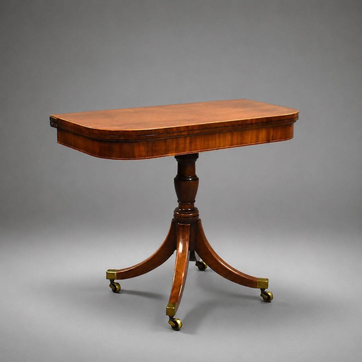 Regency Mahogany Card Table (1 of 11) Regency Mahogany Card Table (1 of 11)