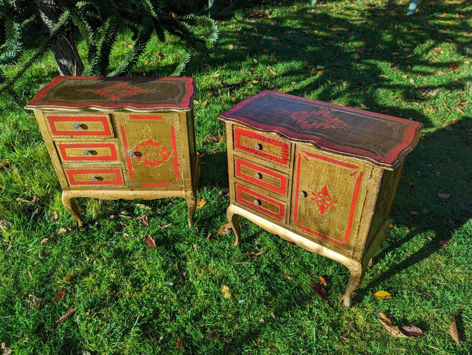 Pair of Italian Florentine Cabinets (1 of 11) Pair of Italian Florentine Cabinets (1 of 11)