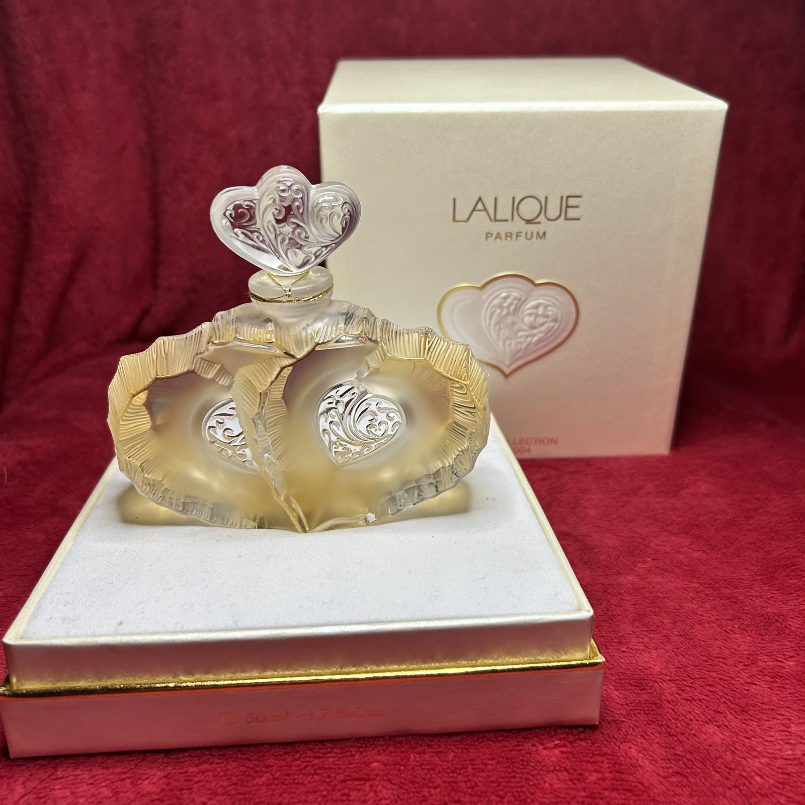 Lalique "Deux Coeurs" Two Hears Ltd Edition Scent Bottle Sealed with Original Box (1 of 8) Lalique "Deux Coeurs" Two Hears Ltd Edition Scent Bottle Sealed with Original Box (1 of 8)