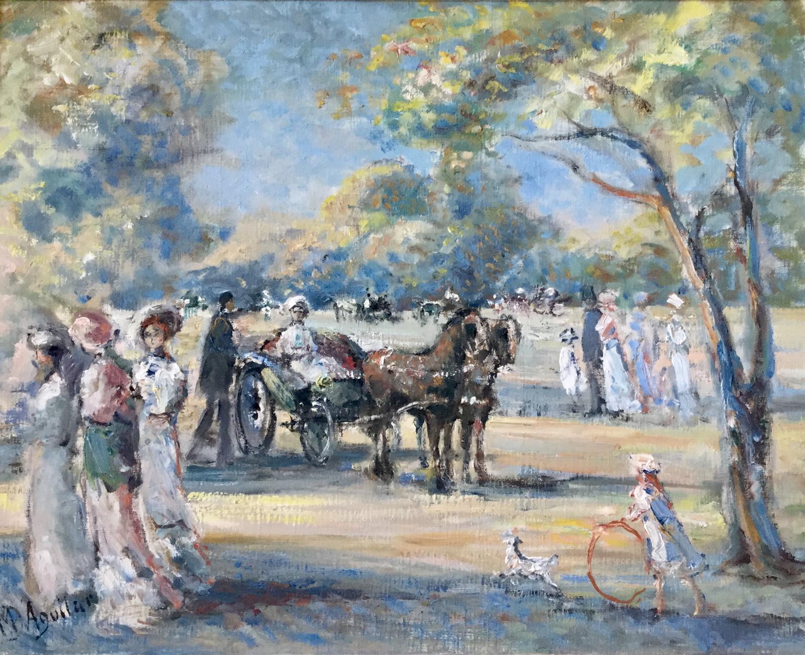 Baron Michael D’Aguilar Oil Painting ‘DANS LE BOIS' (1 of 3) Baron Michael D’Aguilar Oil Painting ‘DANS LE BOIS' (1 of 3)